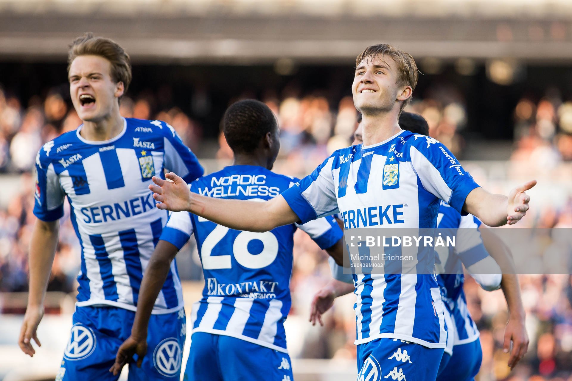 IFK Göteborgs August Erlingmark och Sebastian Ohlsson