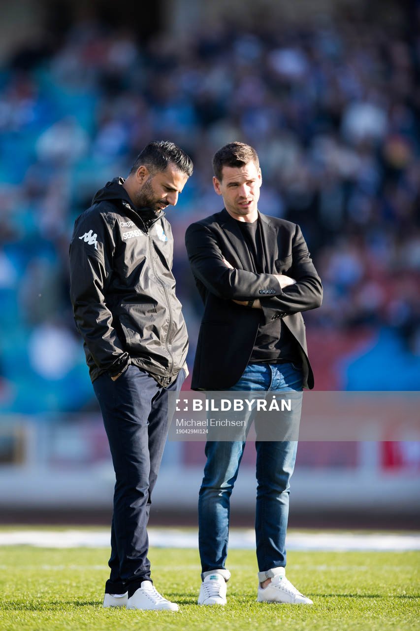 IFK Göteborgs tränare Poya Asbaghi och assisterande