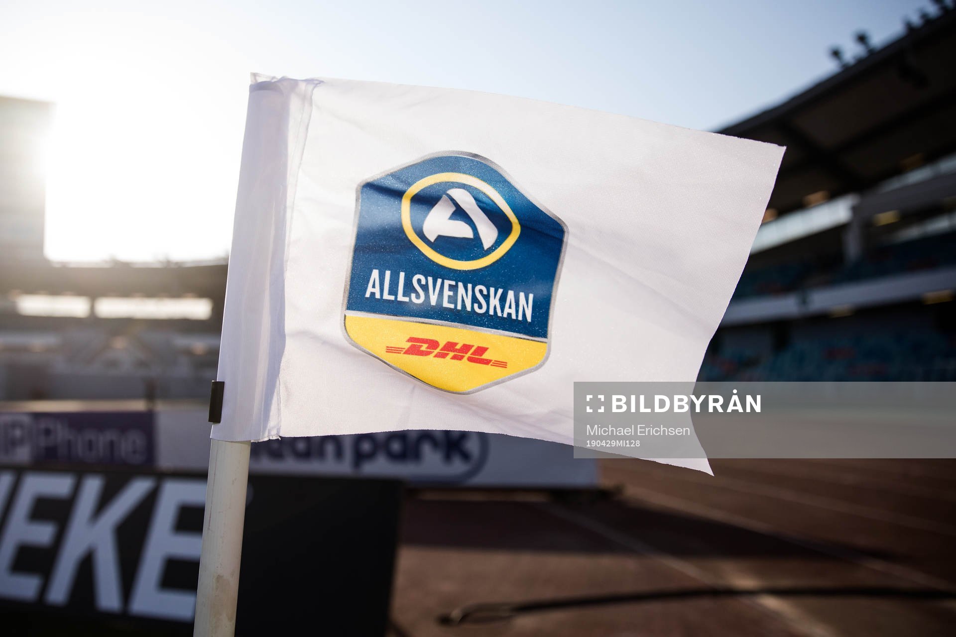 En hörnflagga med
