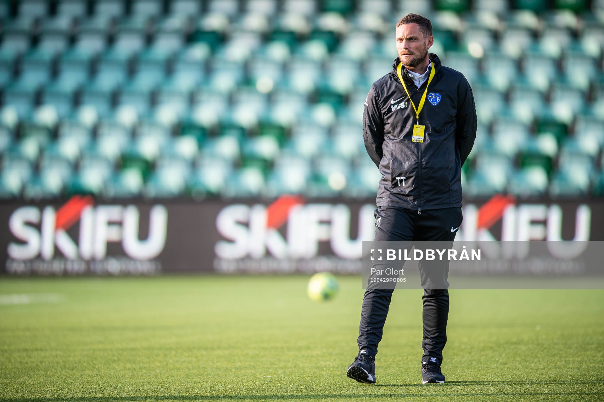 Falkenbergs assisterande tränare Tobias Tuvesson