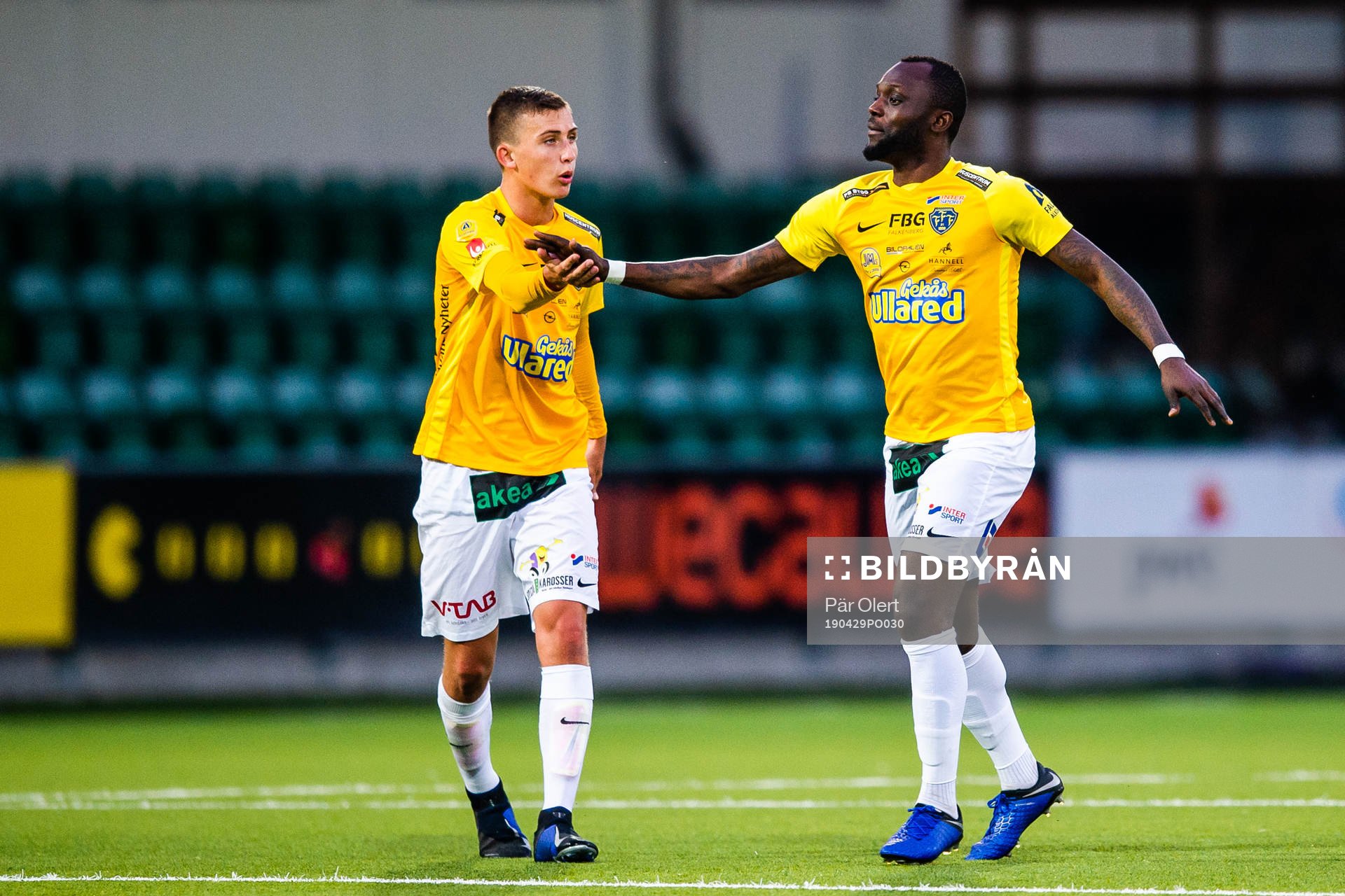 Falkenbergs John Chibuike jublar