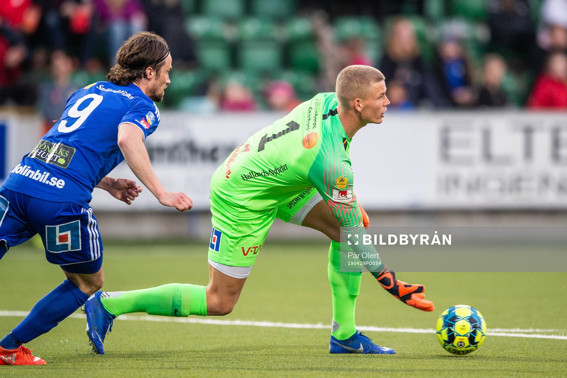 Falkenbergs målvakt Johan Brattberg