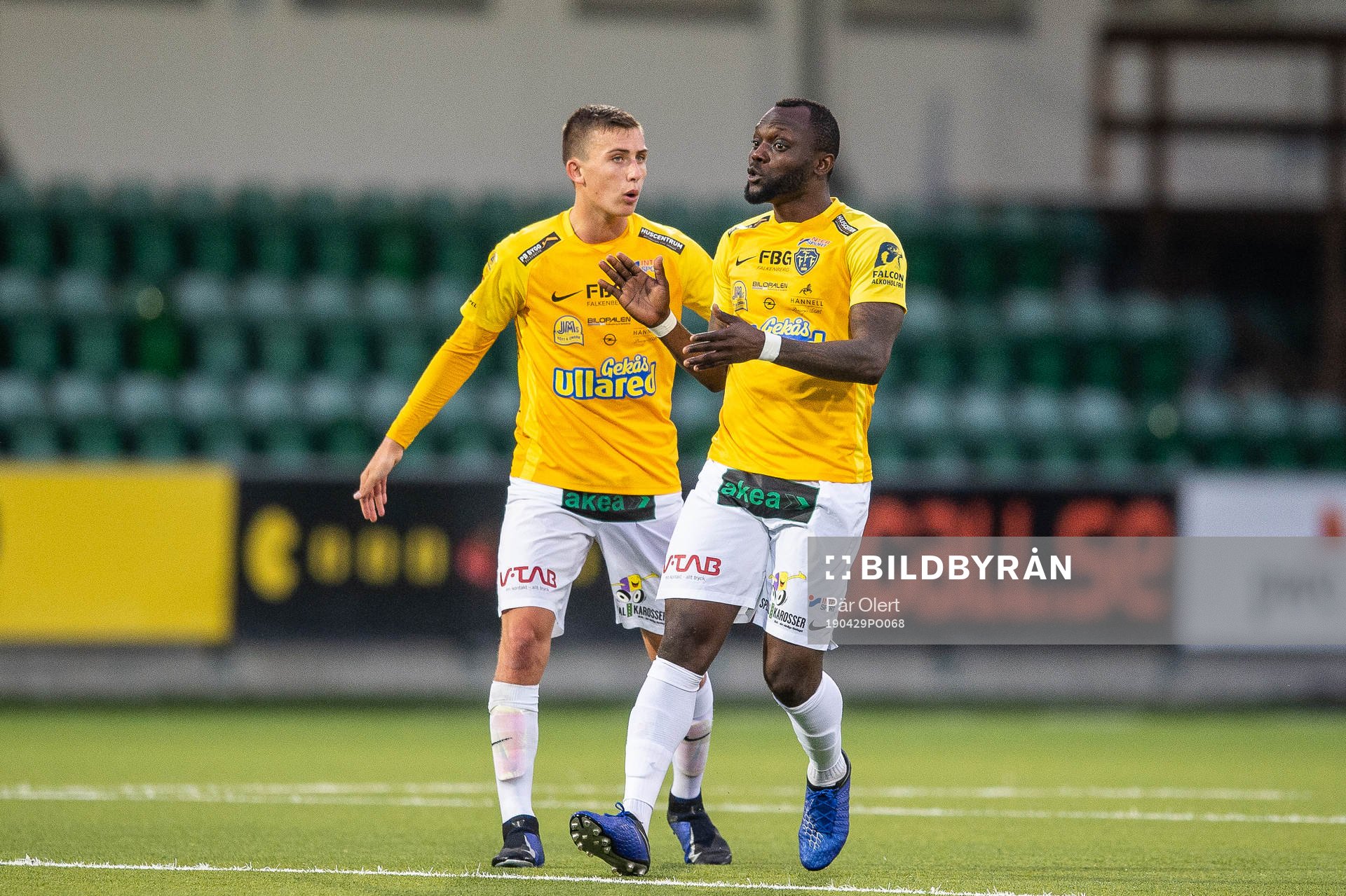 Falkenbergs John Chibuike jublar