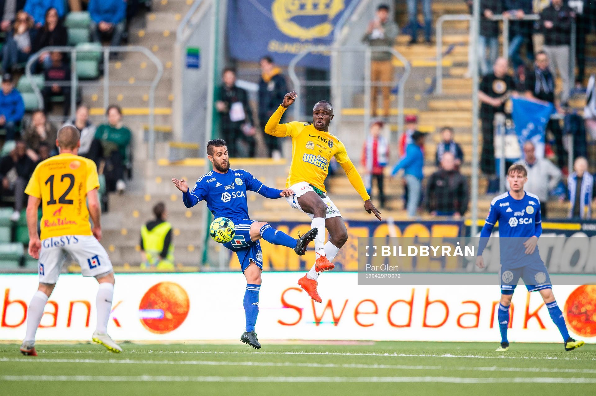 Sundsvalls Juan Jose Ciercoles Sagra och Falkenbergs Nsima