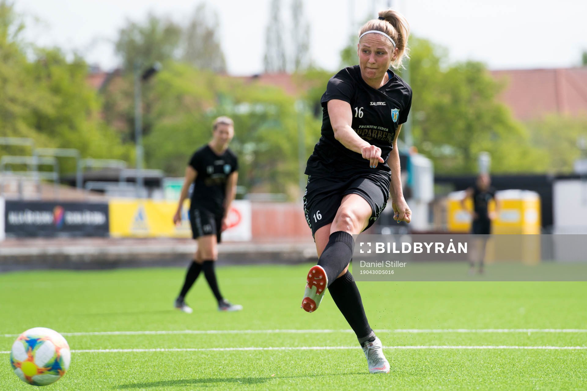 Göteborgs Karin Lundinunder en träning med Göteborg