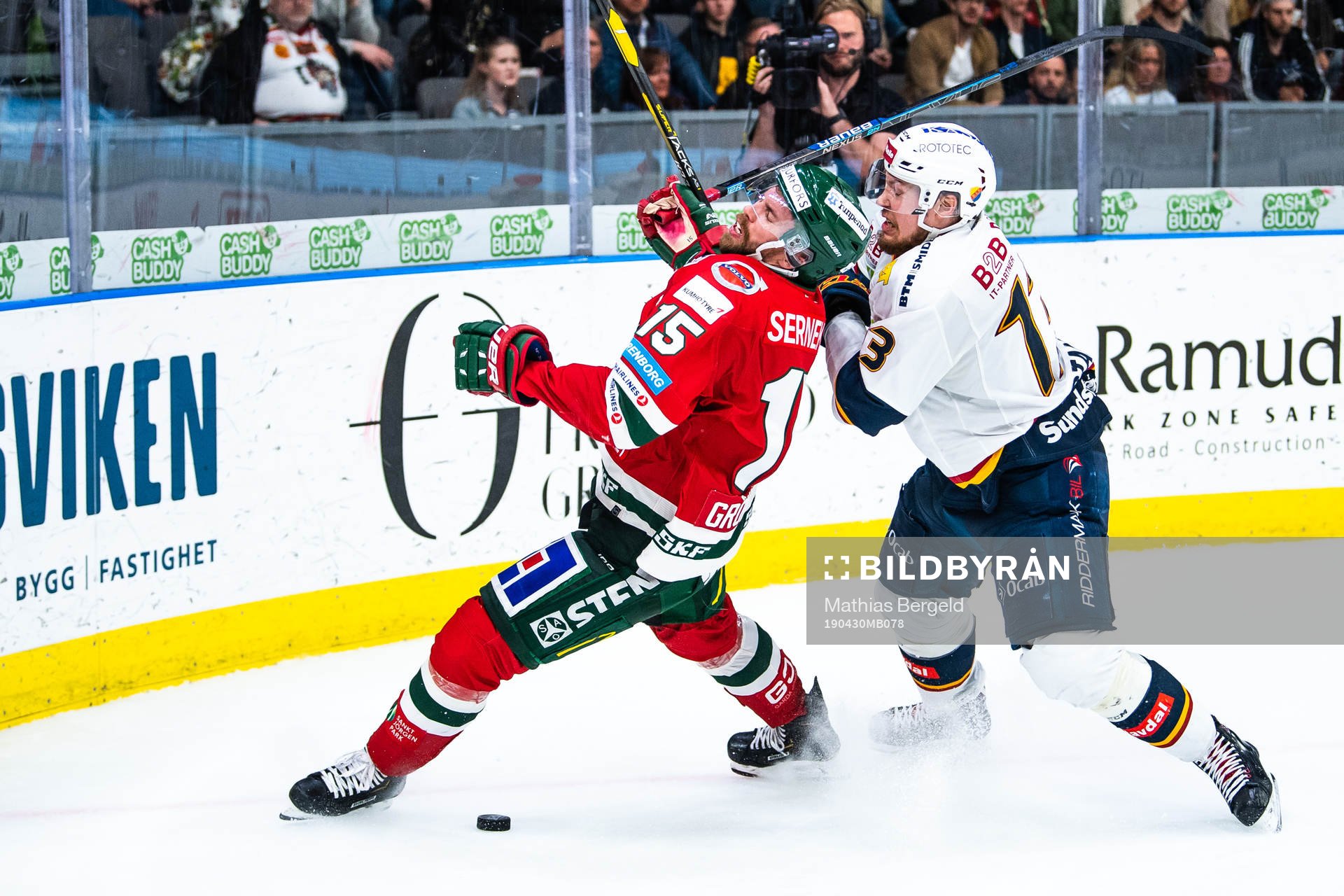 Frölundas Anders Grönlund och Djurgårdens Petteri