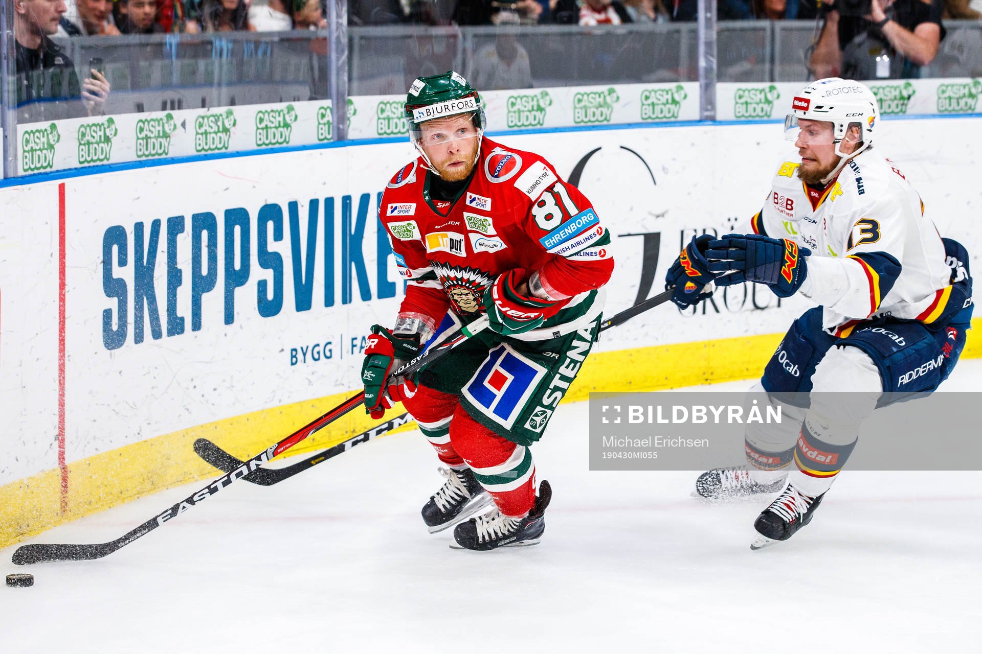 Frölundas Ryan Lasch och Djurgårdens Petteri Wirtanen
