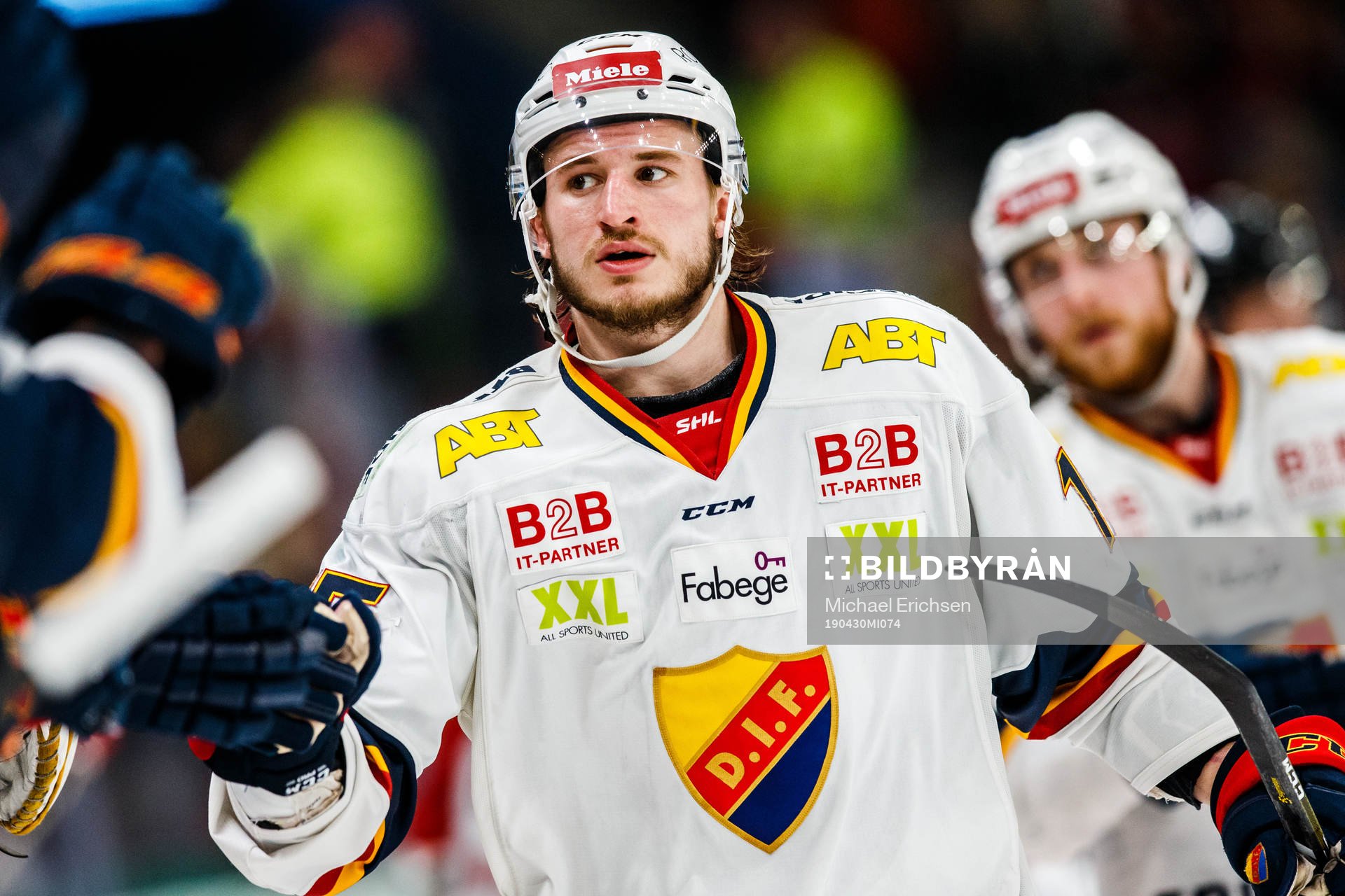 Djurgårdens Jakob Lilja jublar