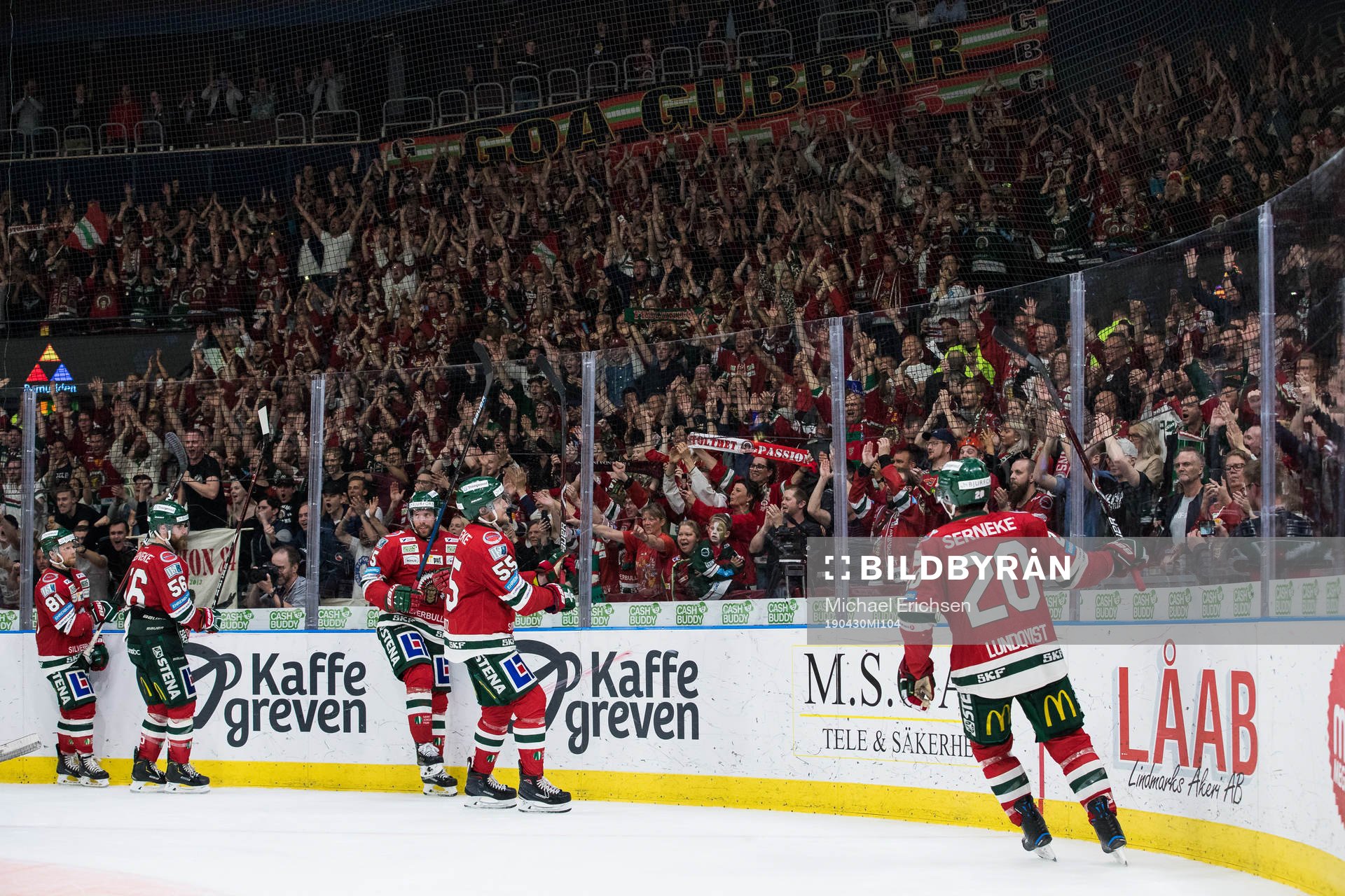 Frölunda tackar sina supportrar