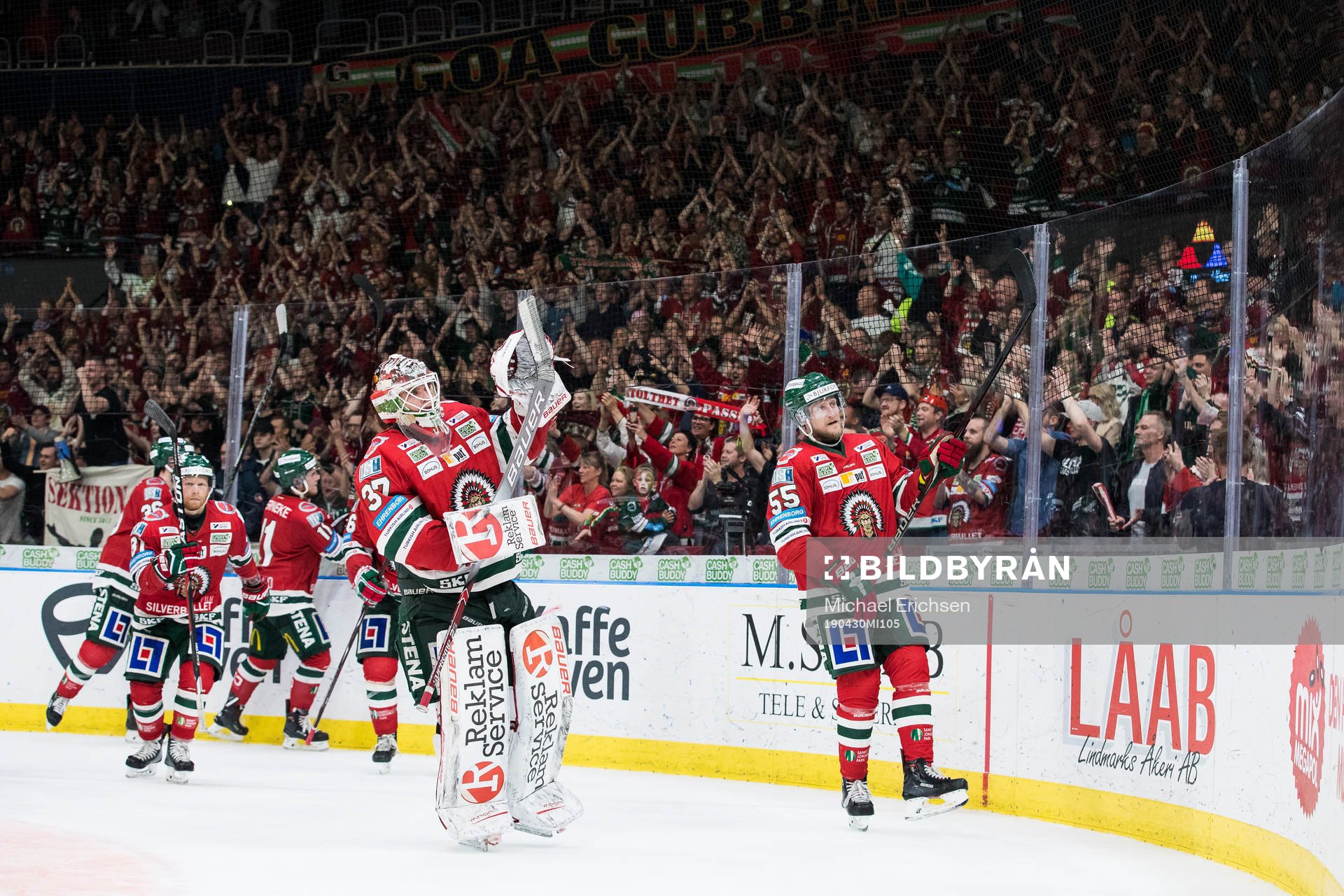 Frölunda tackar sina supportrar