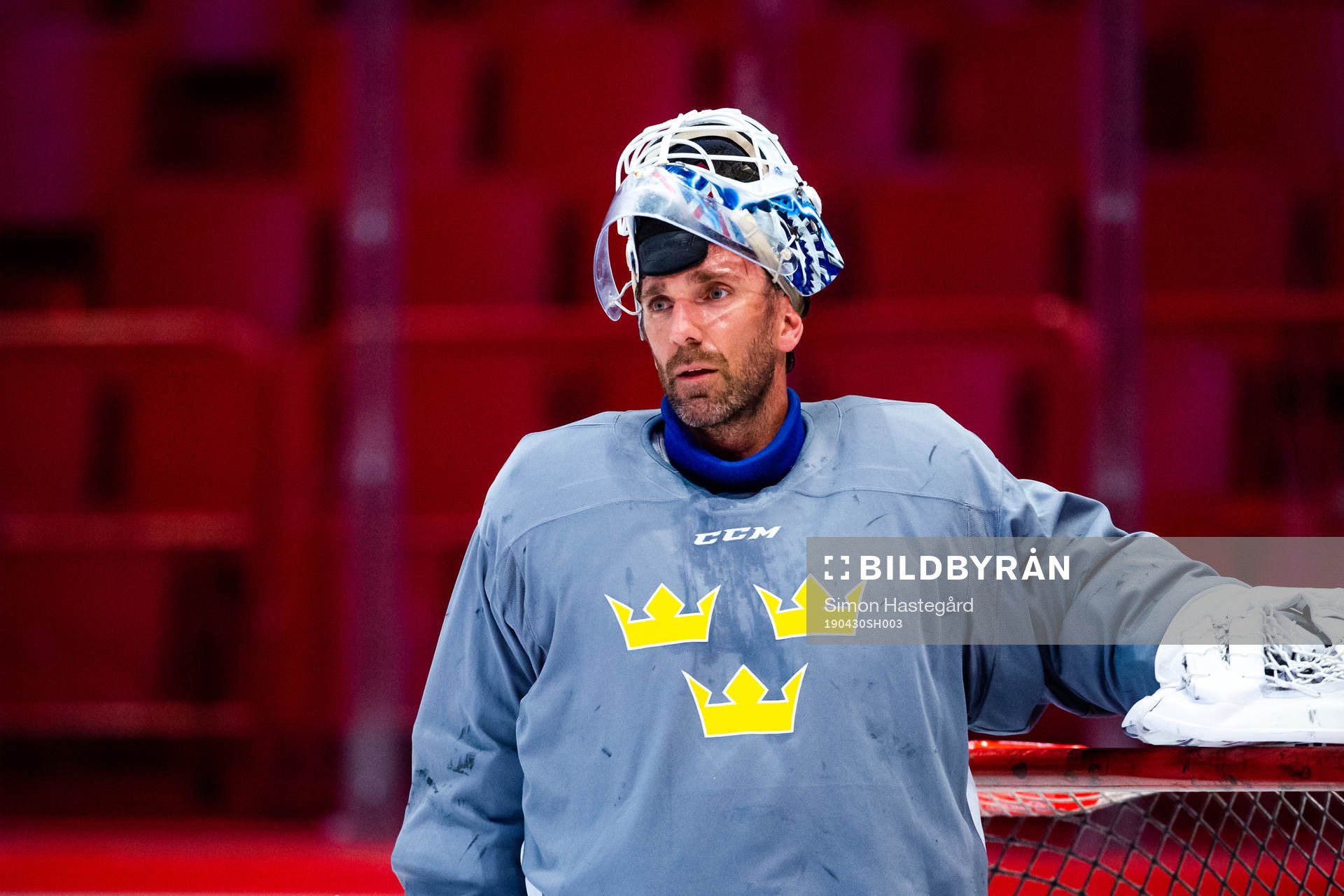 Goalkeeper Henrik Lundqvist