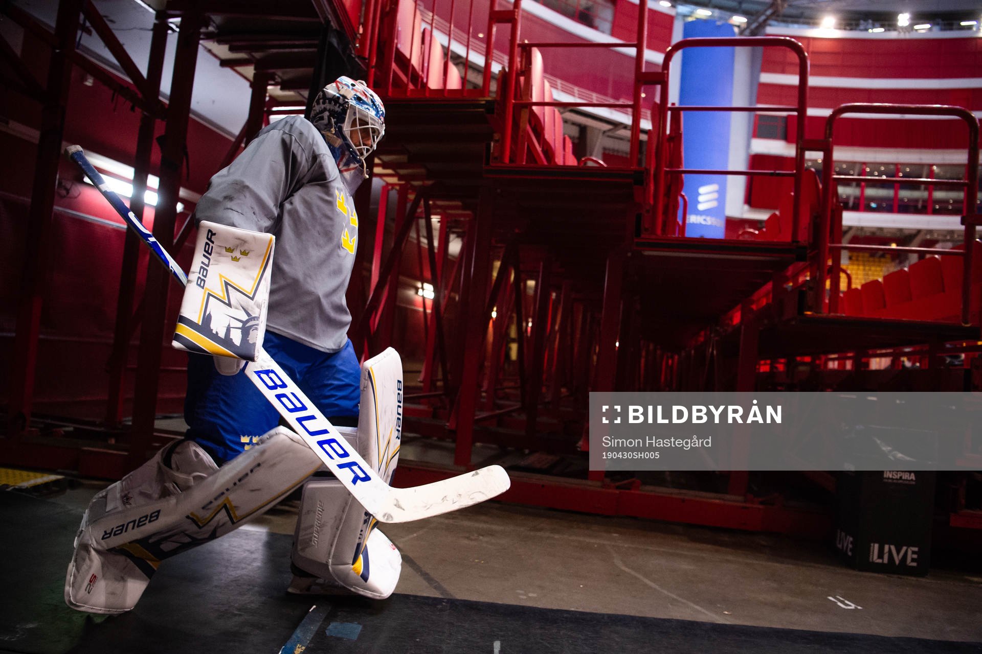 Goalkeeper Henrik Lundqvist