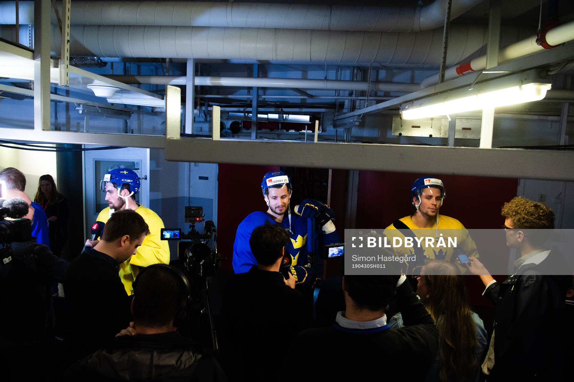 Erik Gustafsson, Oliver Ekman Larsson and Adrian Kempe