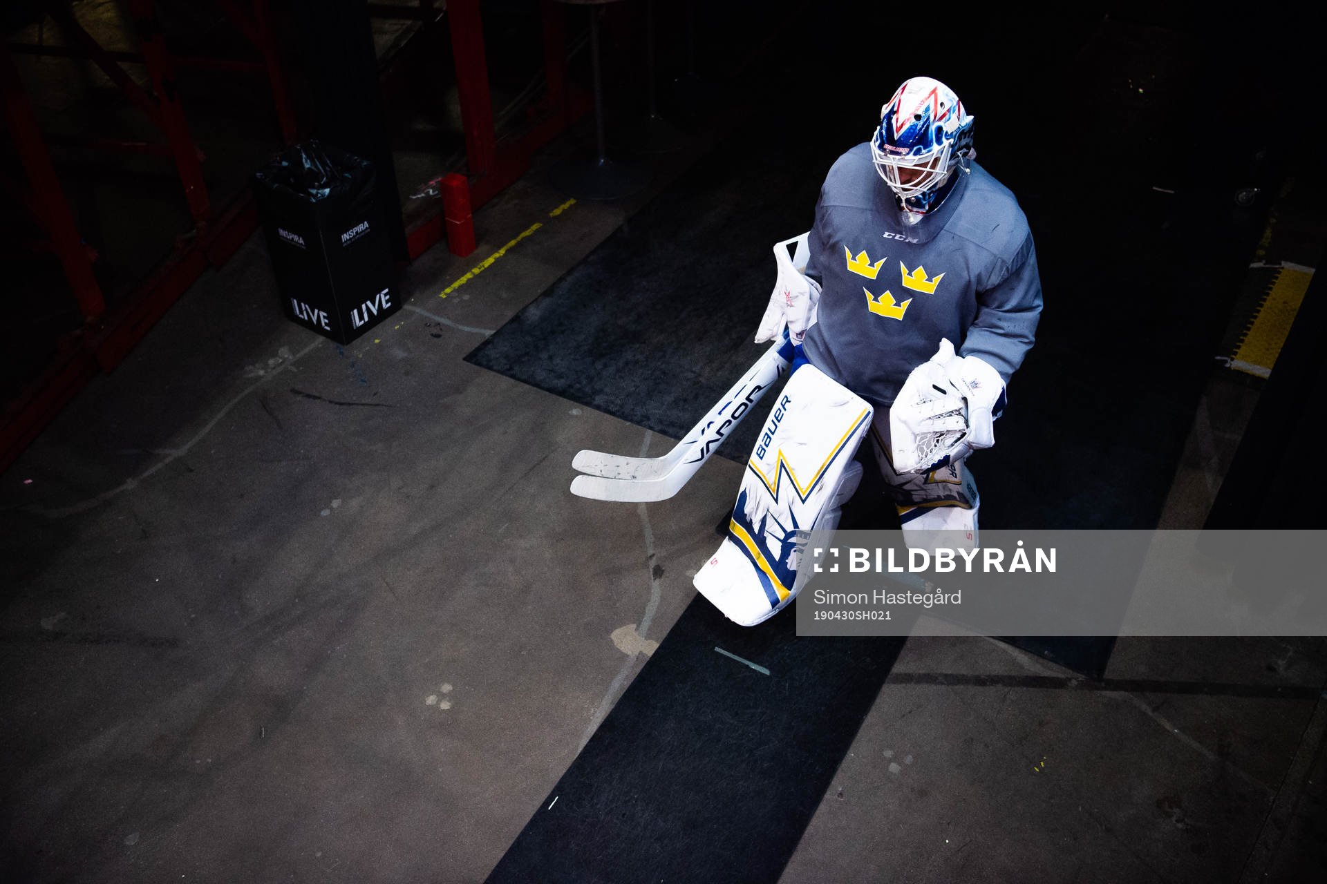 Goalkeeper Henrik Lundqvist