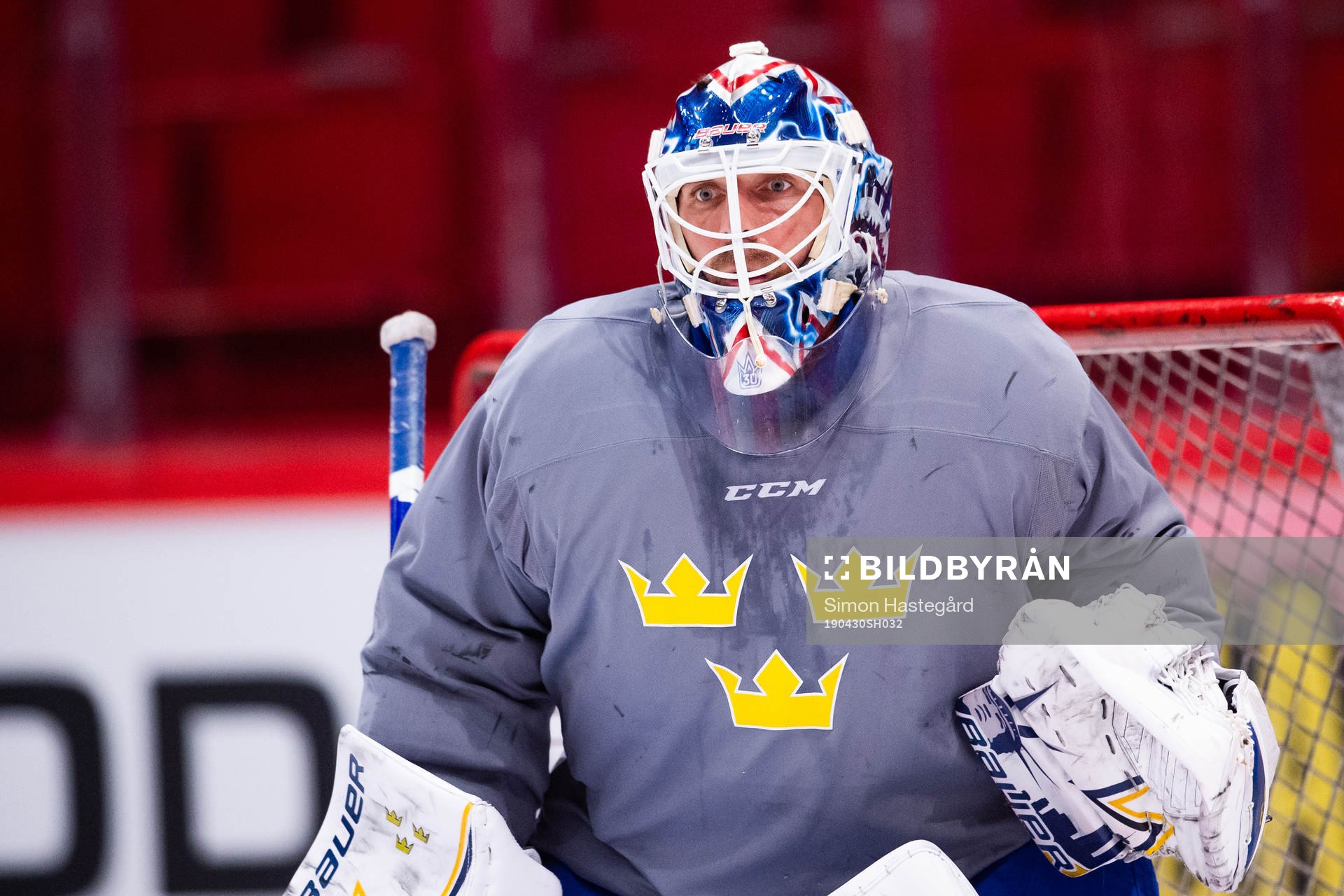 Goalkeeper Henrik Lundqvist