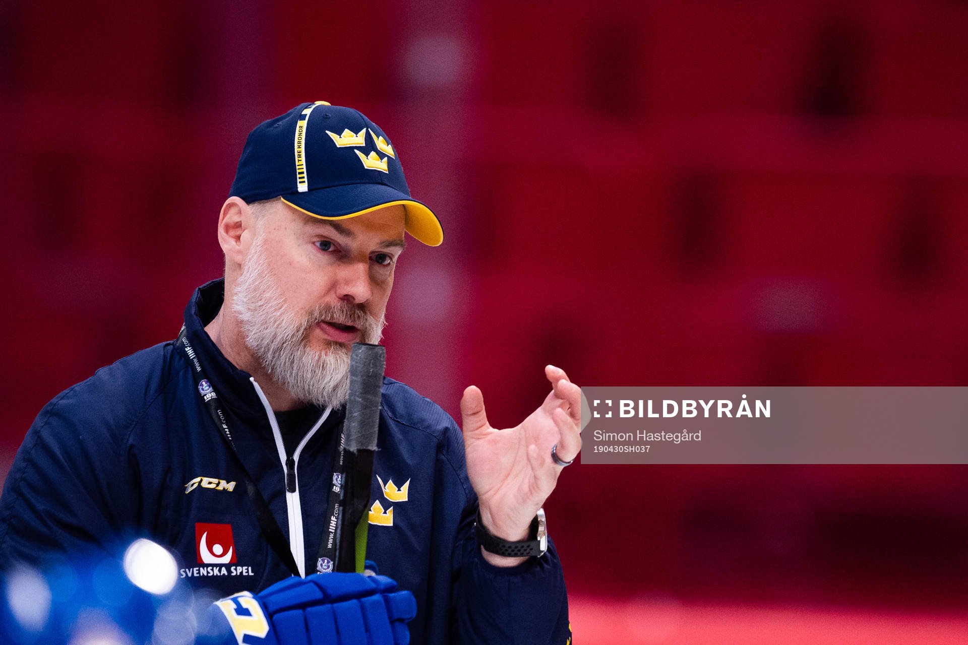 Head coach Rikard Grönborg
