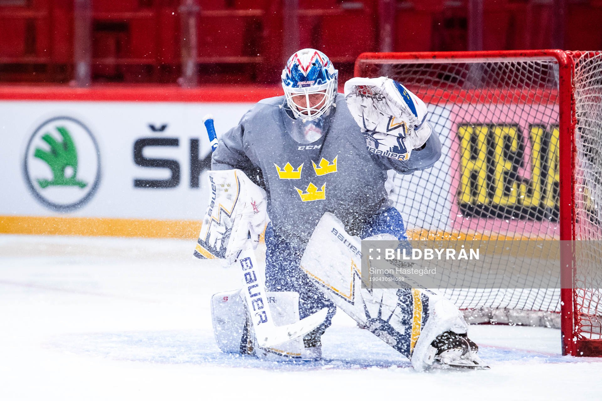 Goalkeeper Henrik Lundqvist