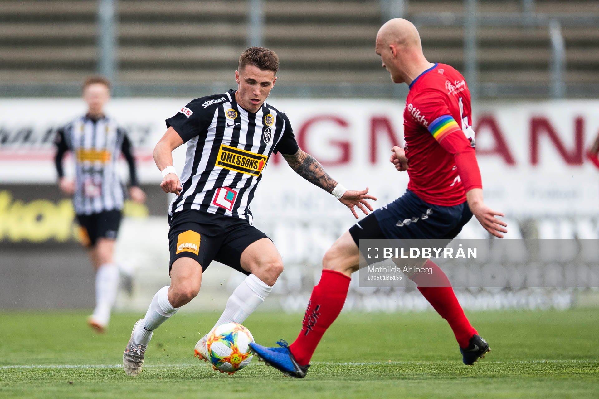 Landskronas Hampus Ferhm och Tvååkers Viktor Nilsson