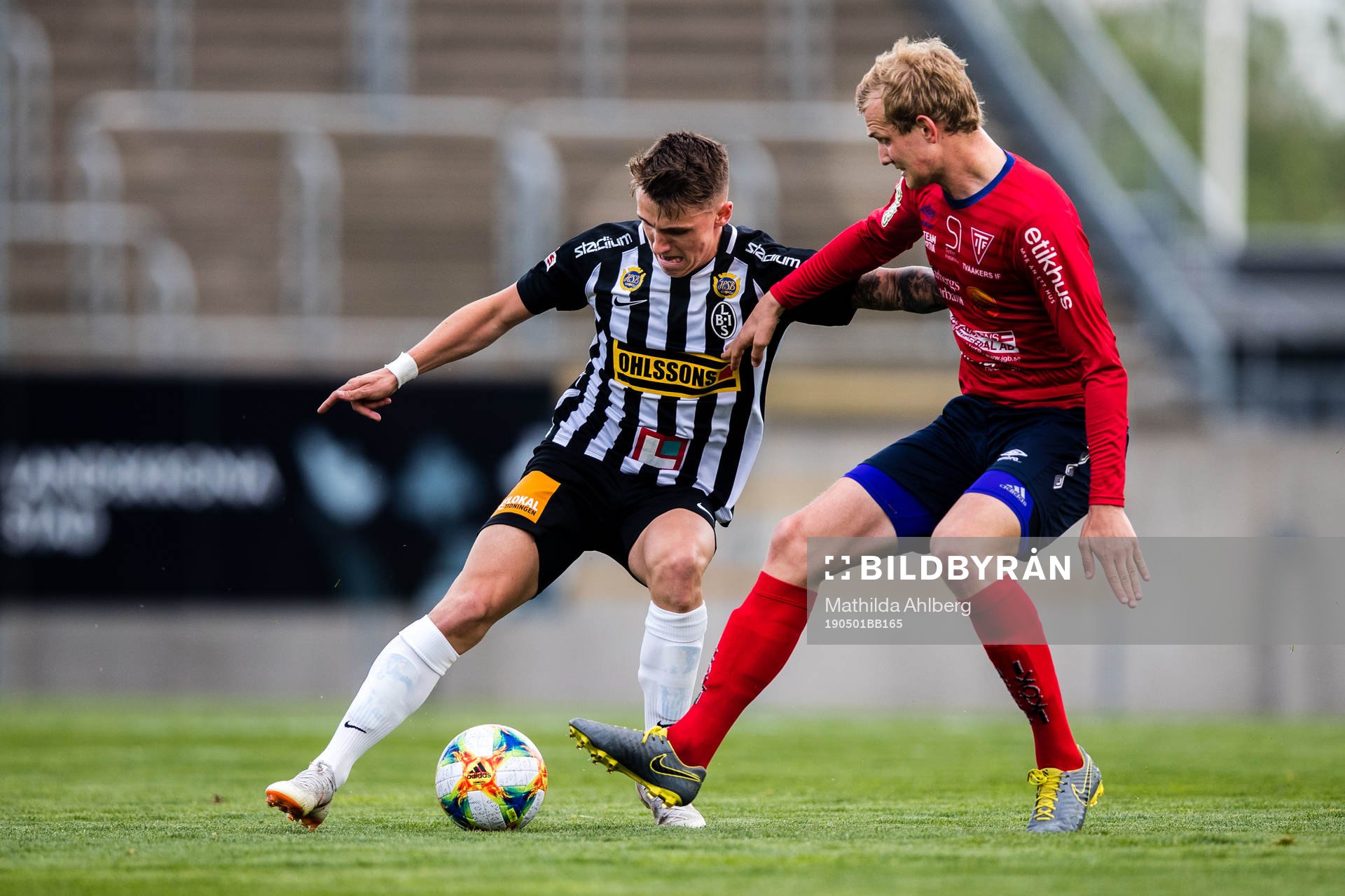 Landskronas Hampus Ferhm och Tvååkers Johan Persson
