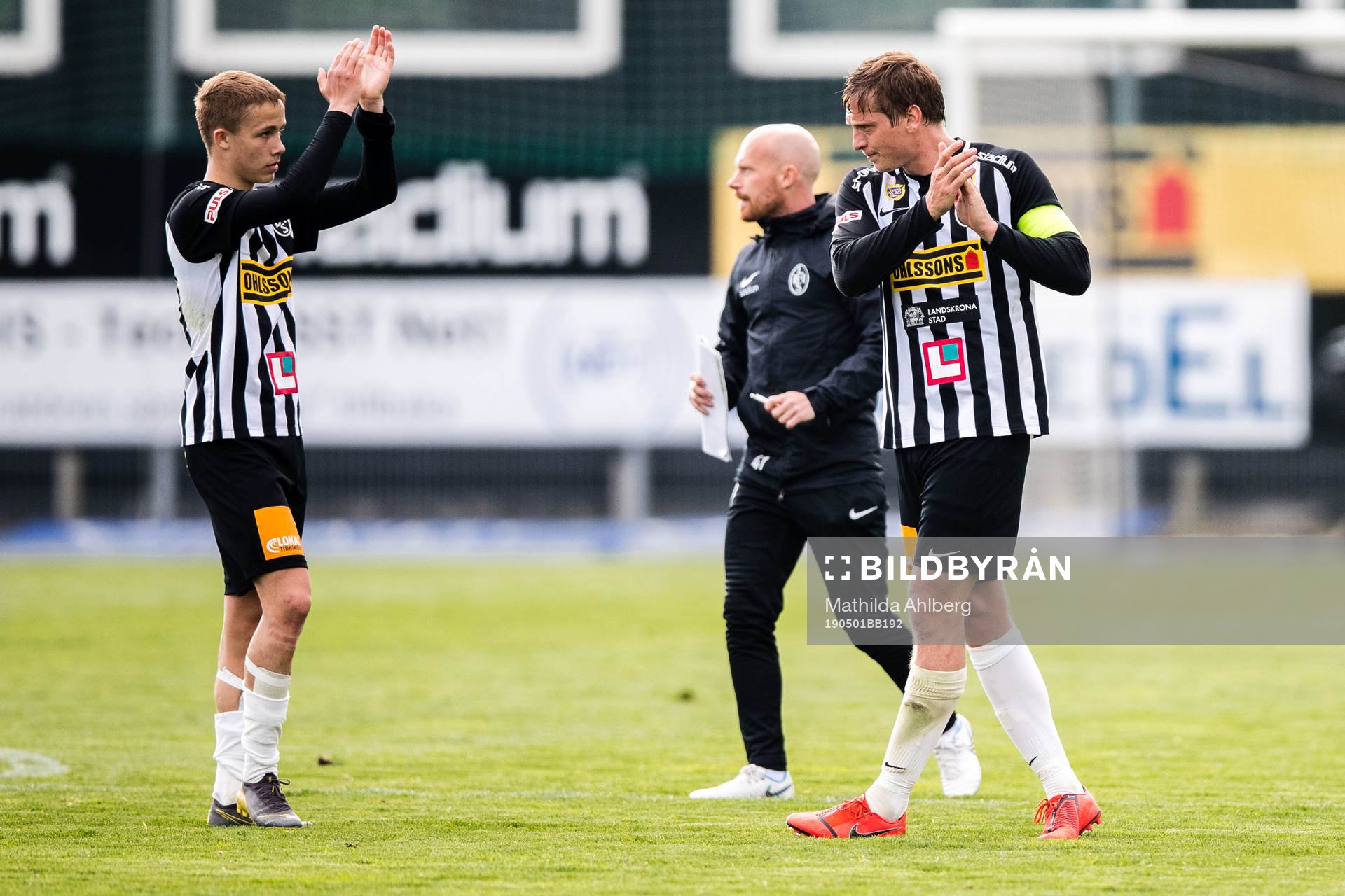 Landskronas Jacob Ondrejka och Philip Andersson deppar