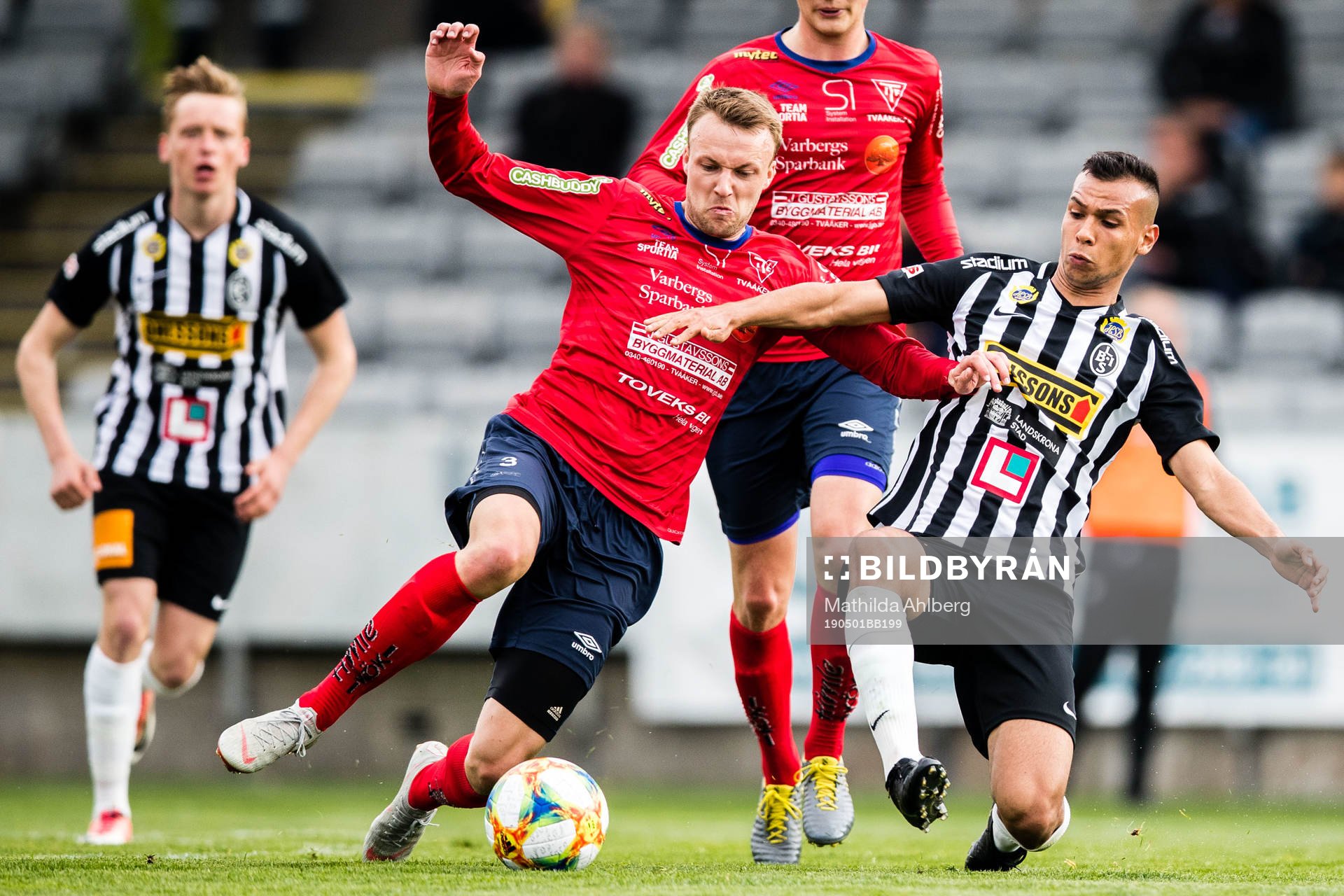 Tvååkers Eric Gunnarsson och Landskronas Sumar Almadjed