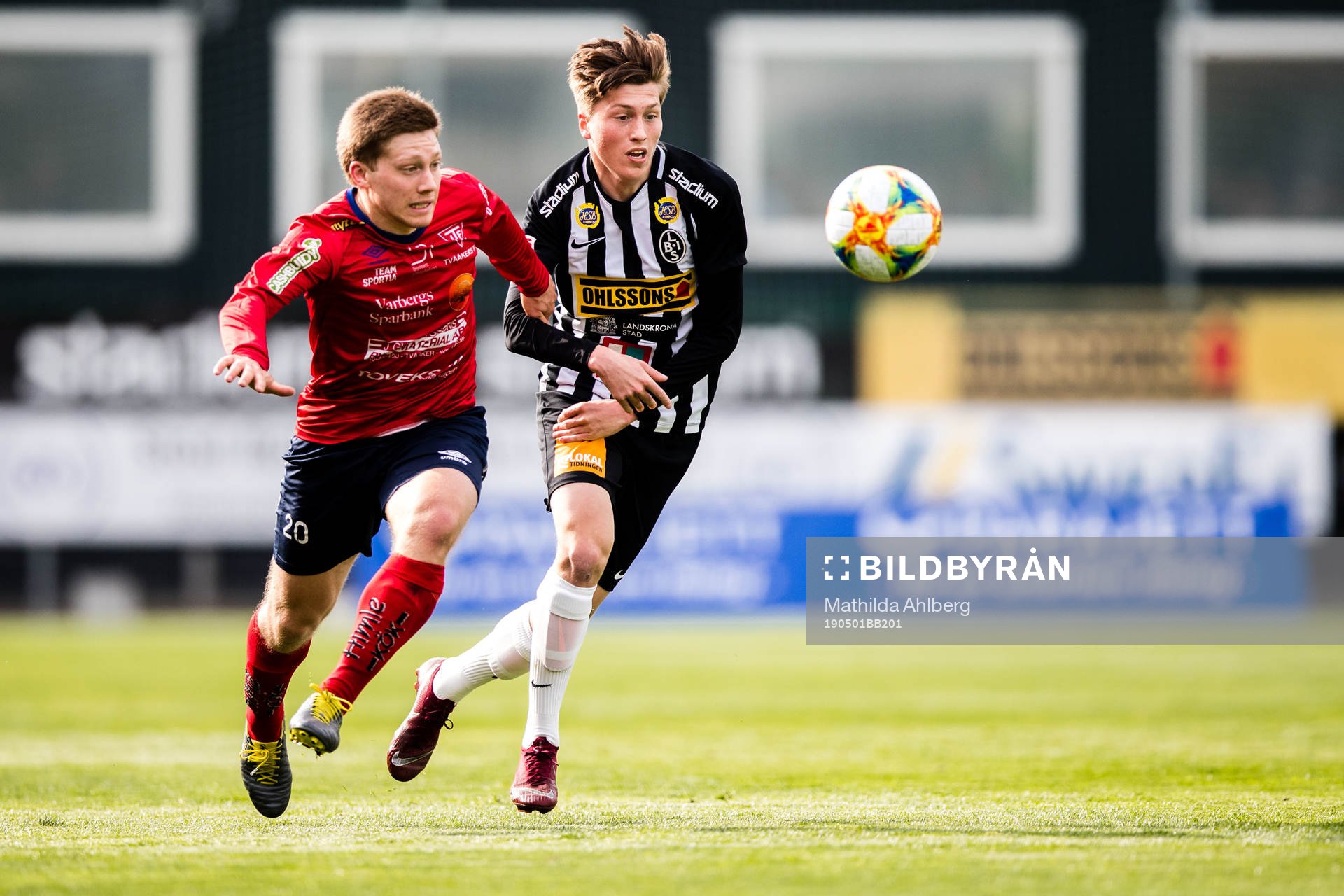 Tvååkers David Struski Persson och Landskronas Kevin