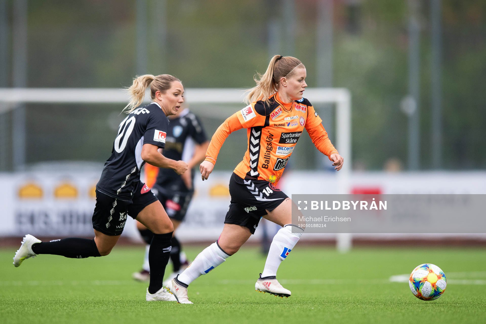 Göteborgs Elin Rubensson och Kristianstads Tilda Persson