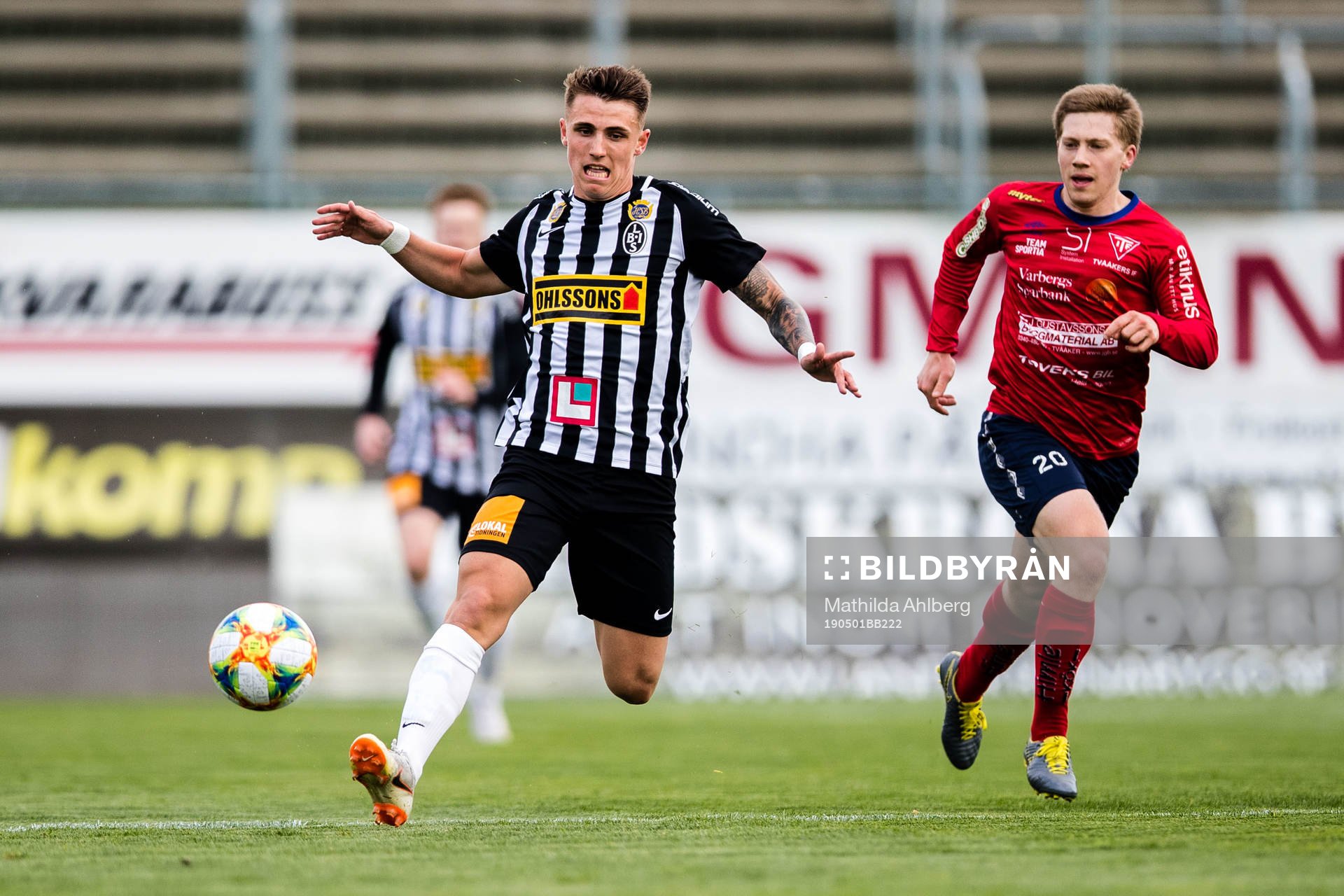 Landskronas Hampus Ferhm och Tvååkers David Struski