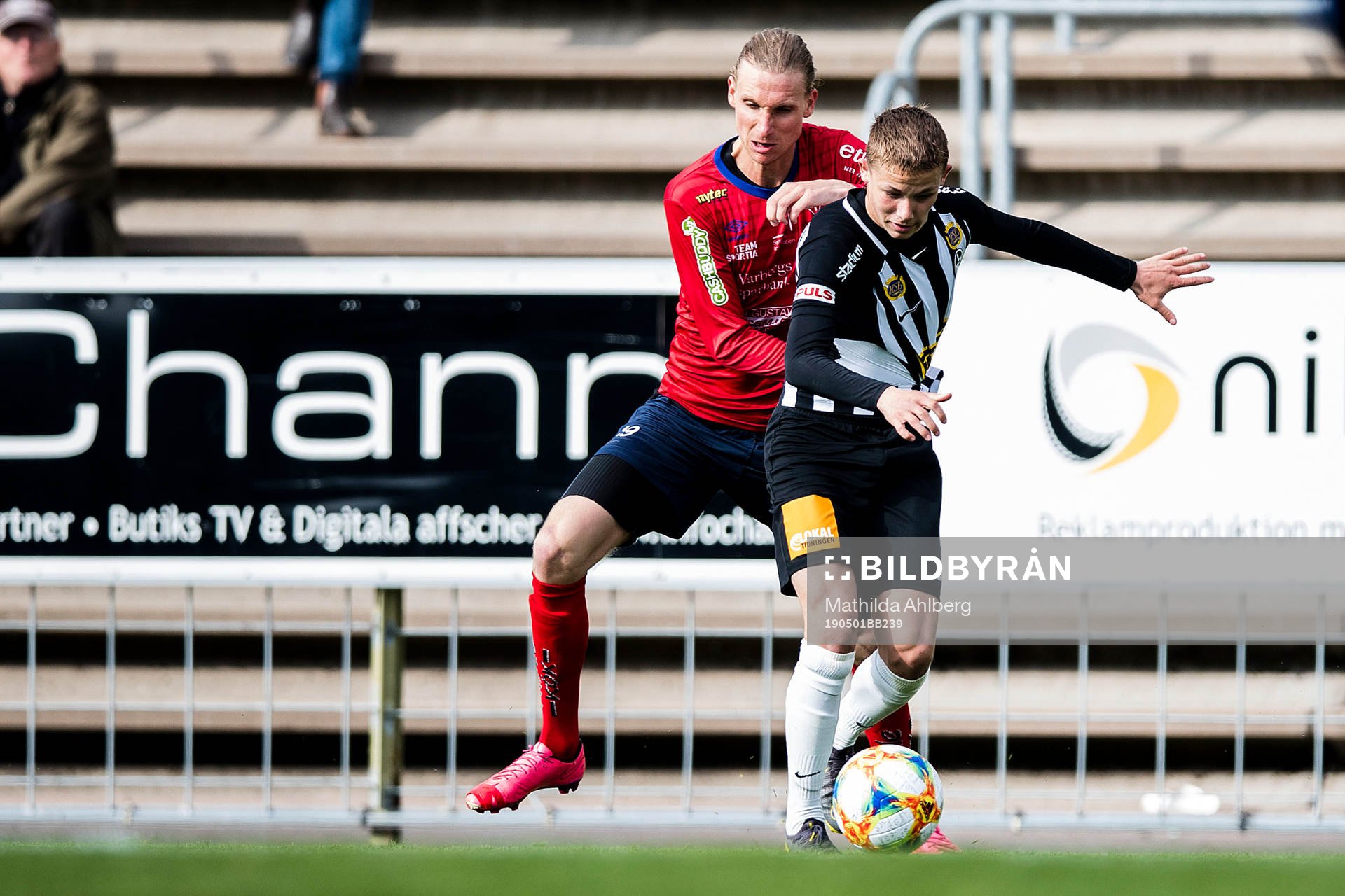 Tvååkers Eric Nilsson och Landskronas Jacob Ondrejka