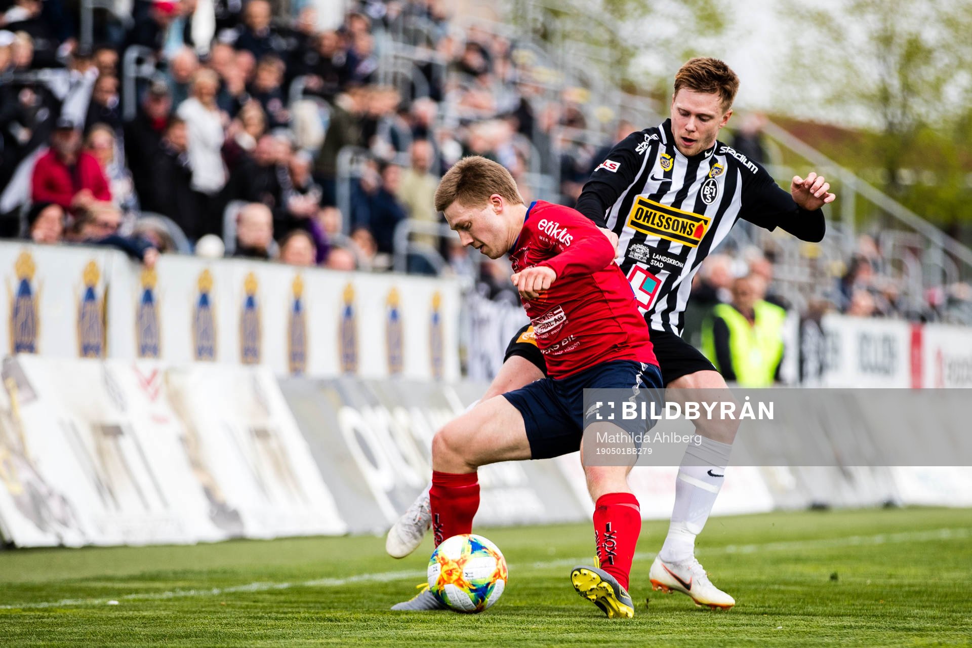 Tvååkers David Struski Persson och Landskronas Dennis