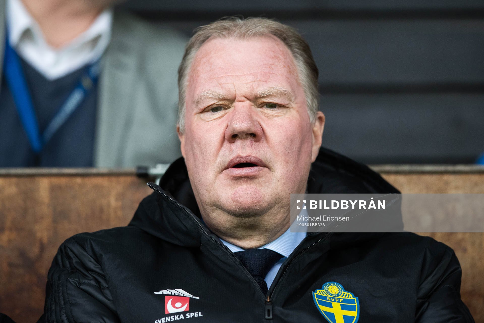 Svenska Fotbollsförbundets ordförande Karl-Erik Nilsson