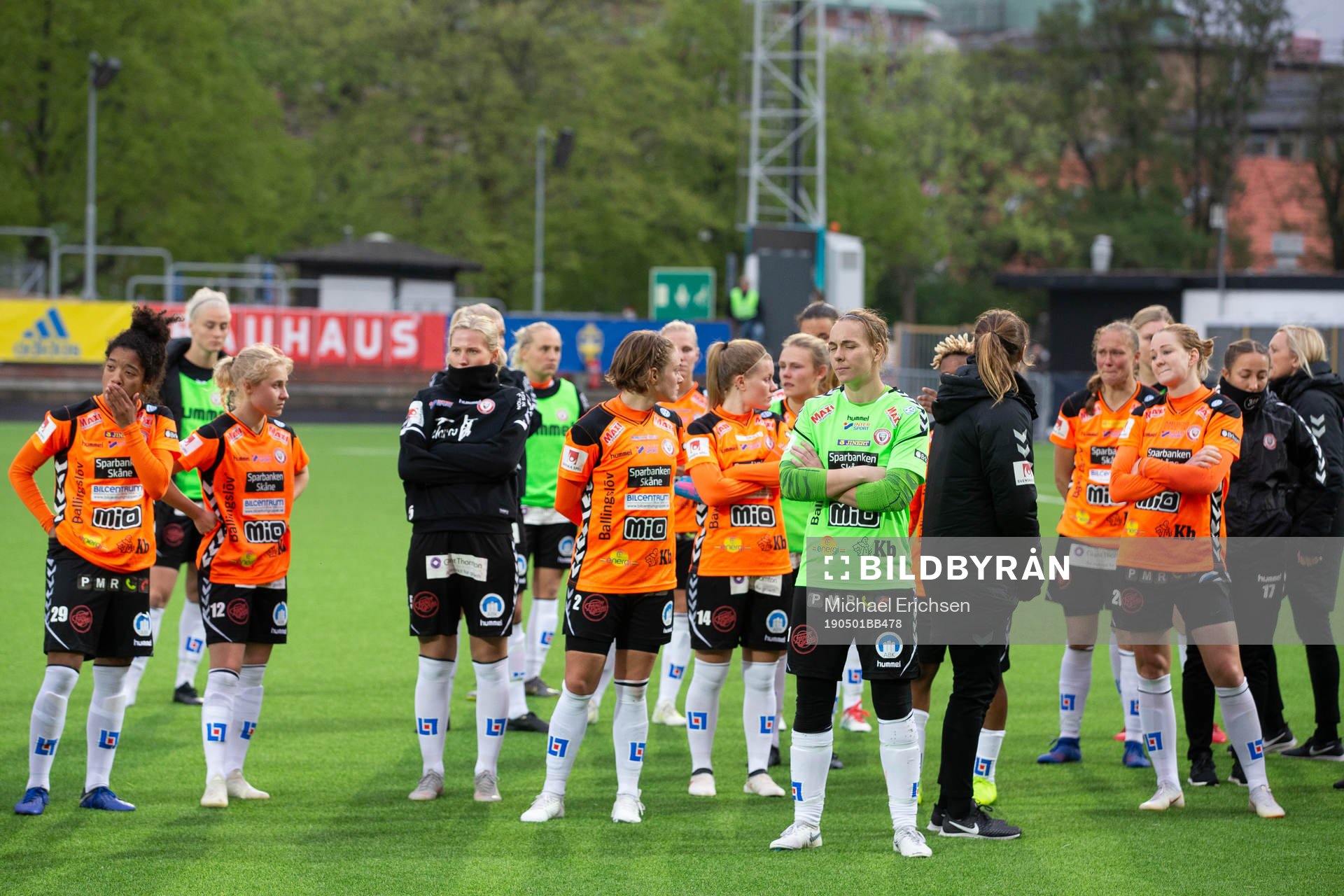 Kristianstads spelare deppar
