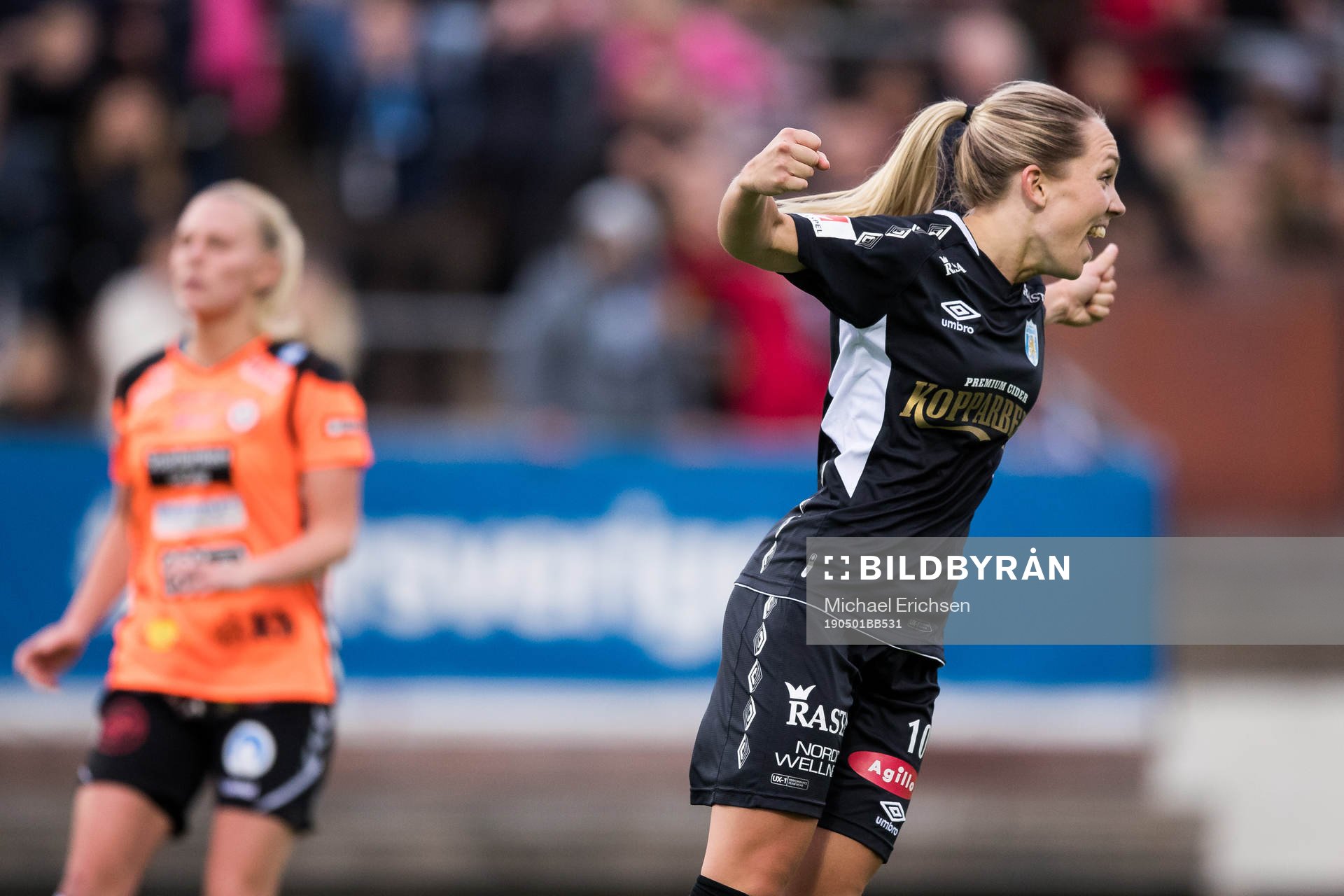 Göteborgs Elin Rubensson jublar