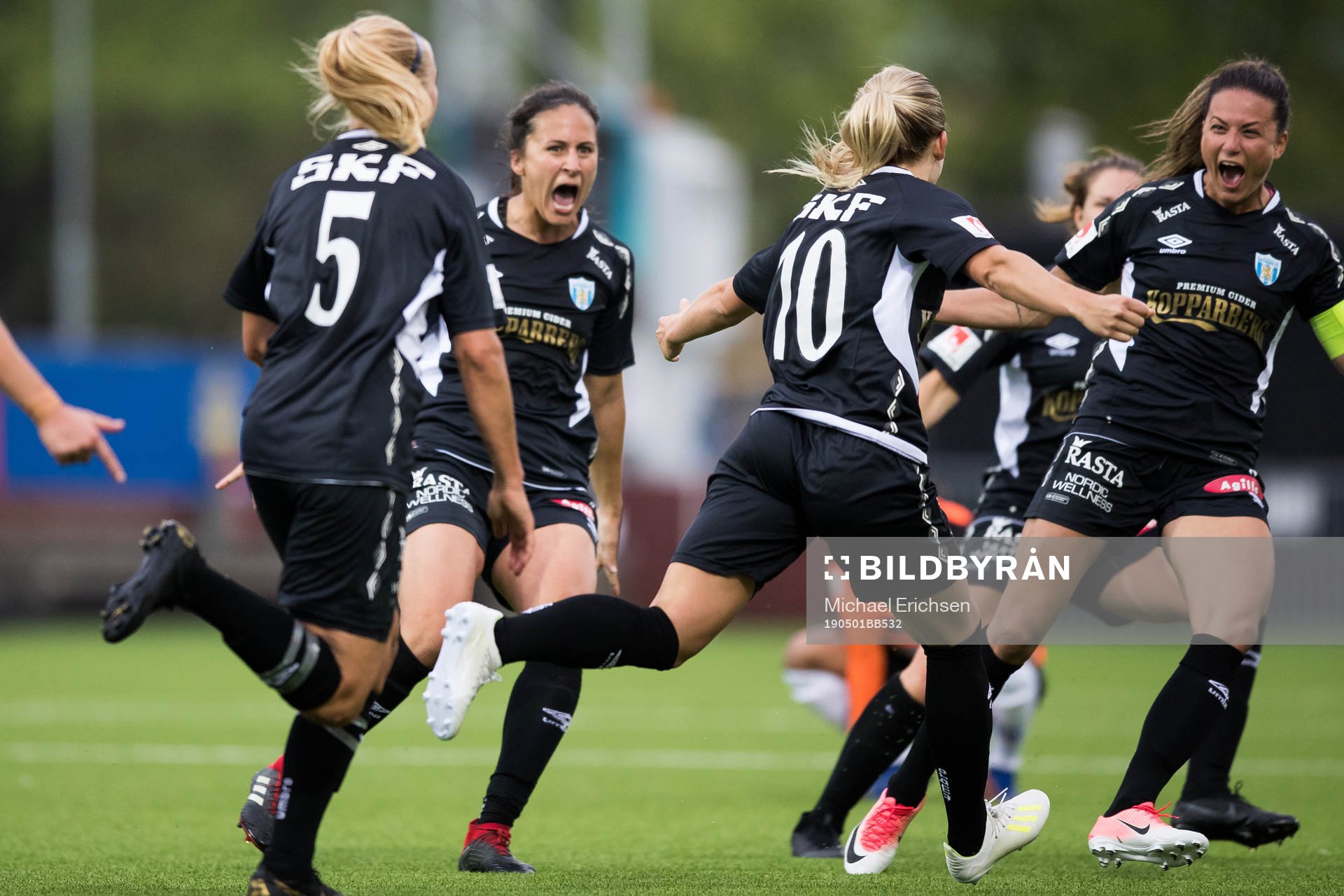 Göteborgs Elin Rubensson jublar