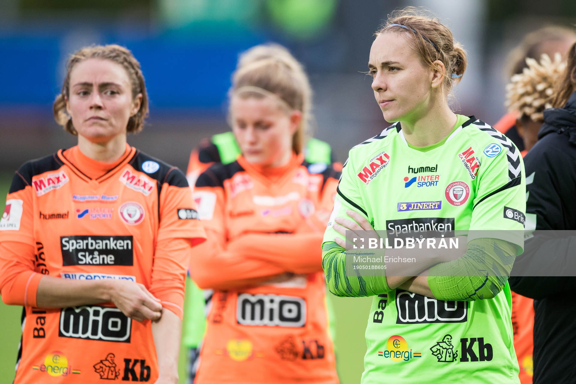 Kristianstads målvakt Brett Elisabeth Maron deppar
