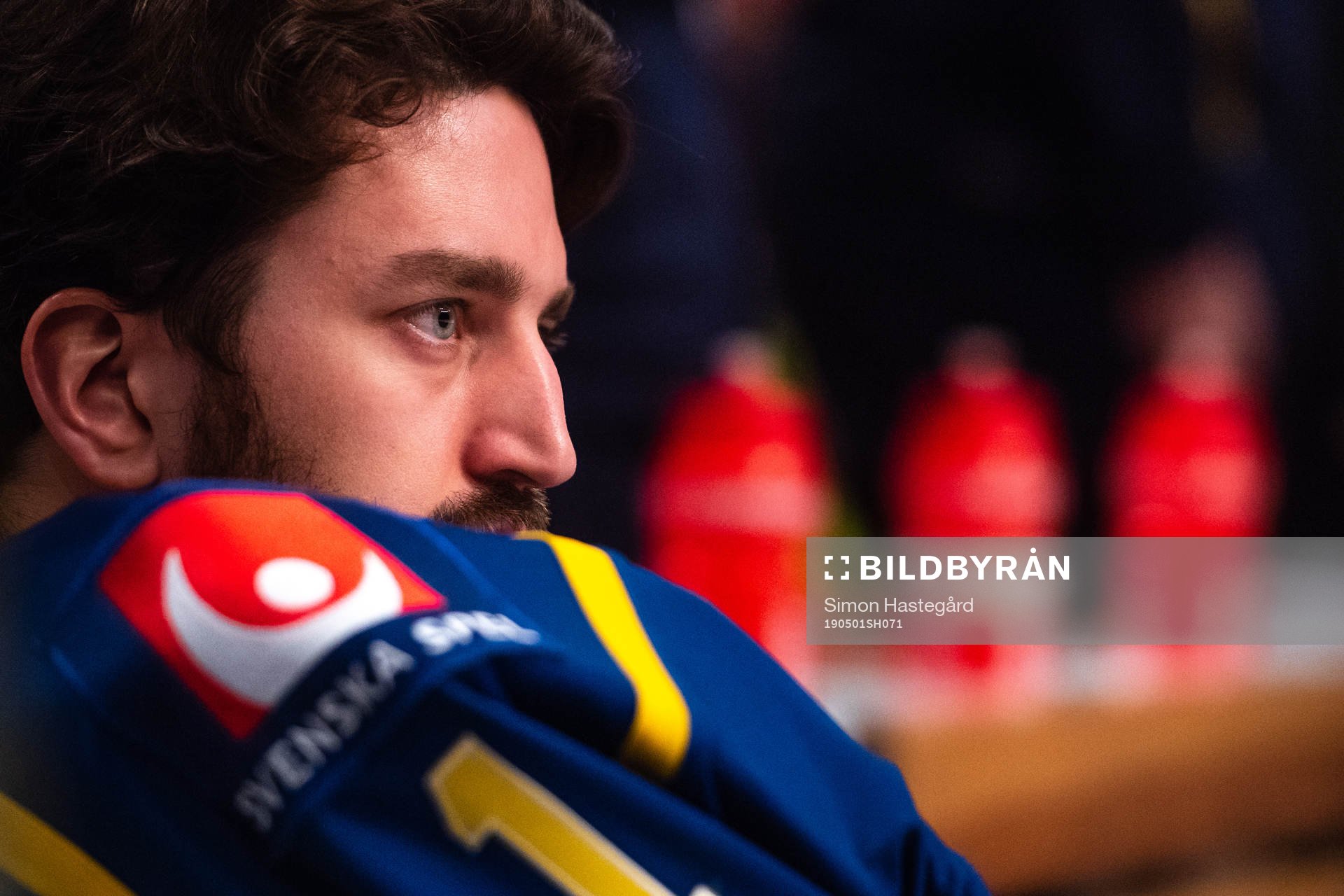 Goalkeeper Jhonas Enroth of Sweden