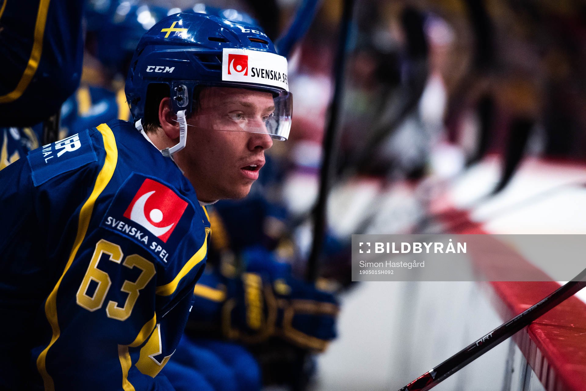 Jesper Bratt of Sweden