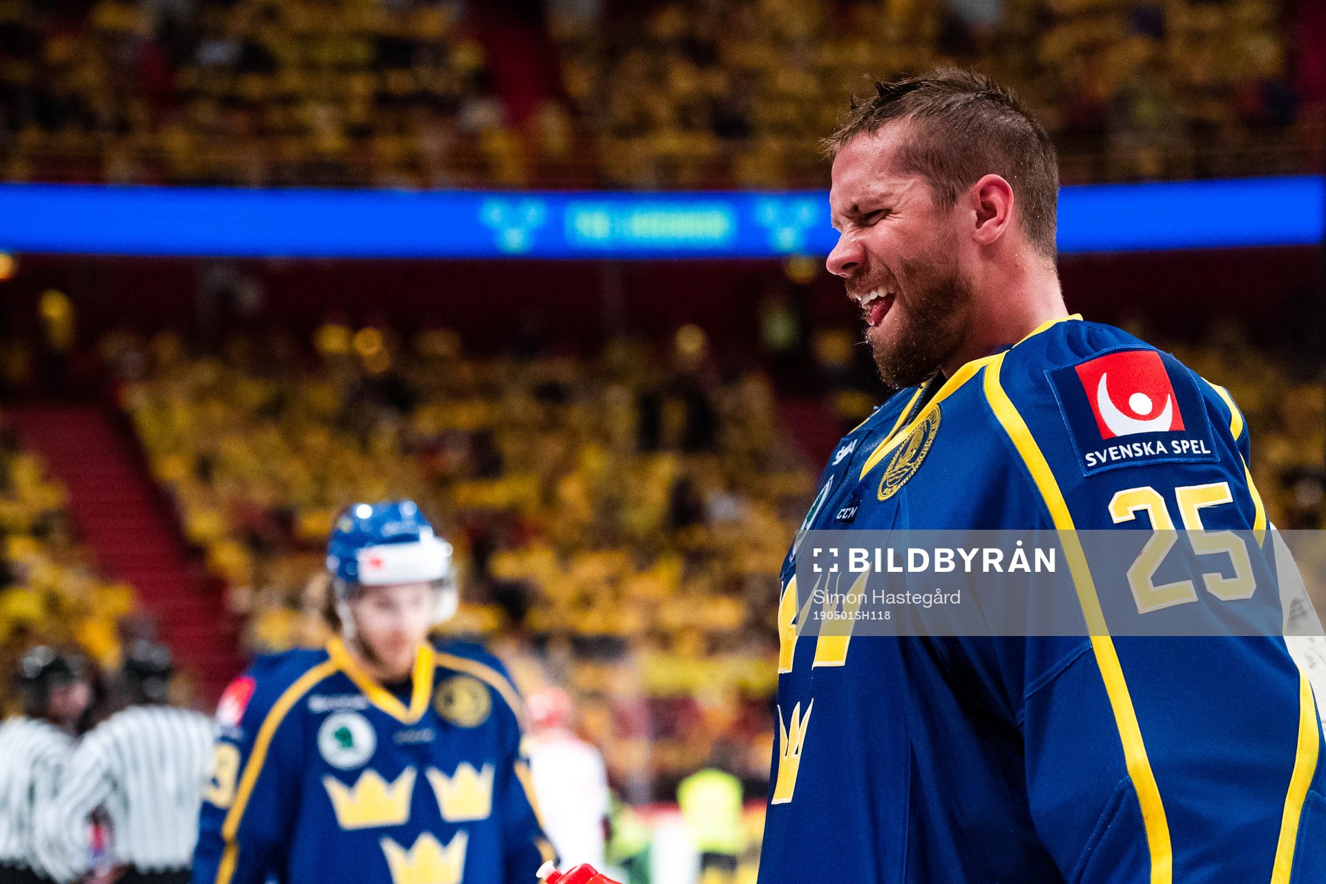 Goaltender Jacob Markström of Sweden