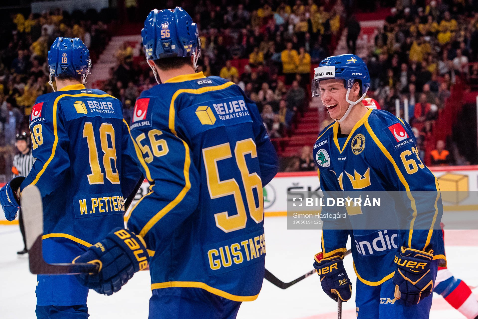 Jesper Bratt of Sweden