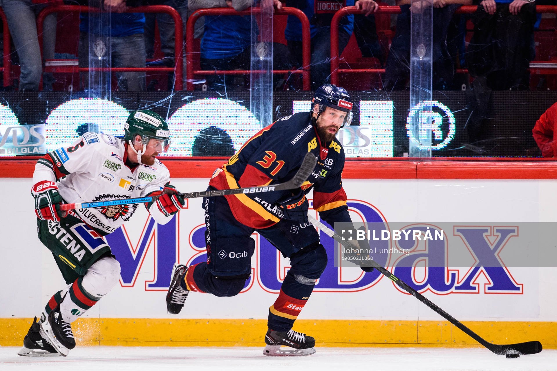 Frölundas Chay Genoway och Djurgårdens Dick Axelsson