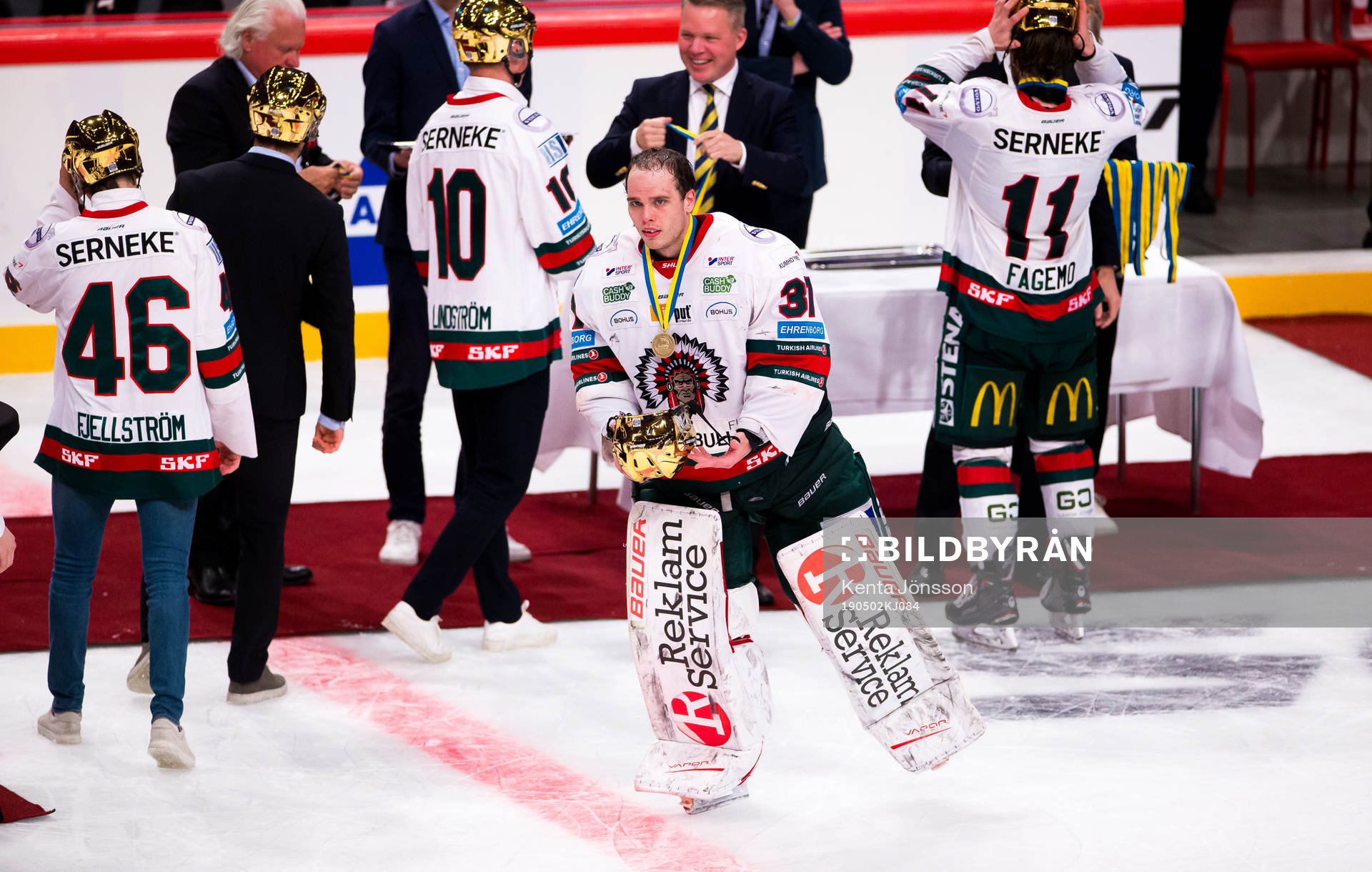 Frölundas målvakt Johan Gustafsson