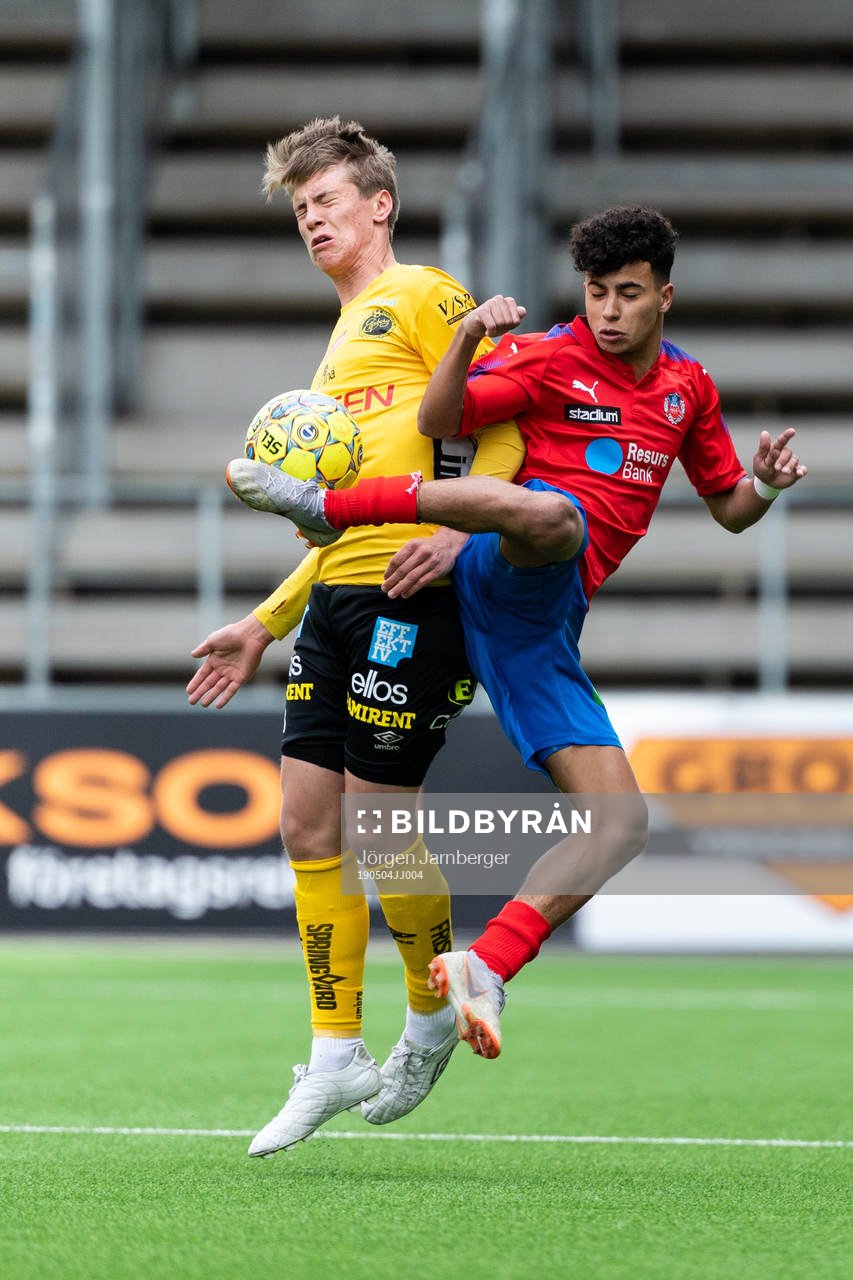 Helsingborgs Othmane Salama och Elfsborgs Oliver Zandén