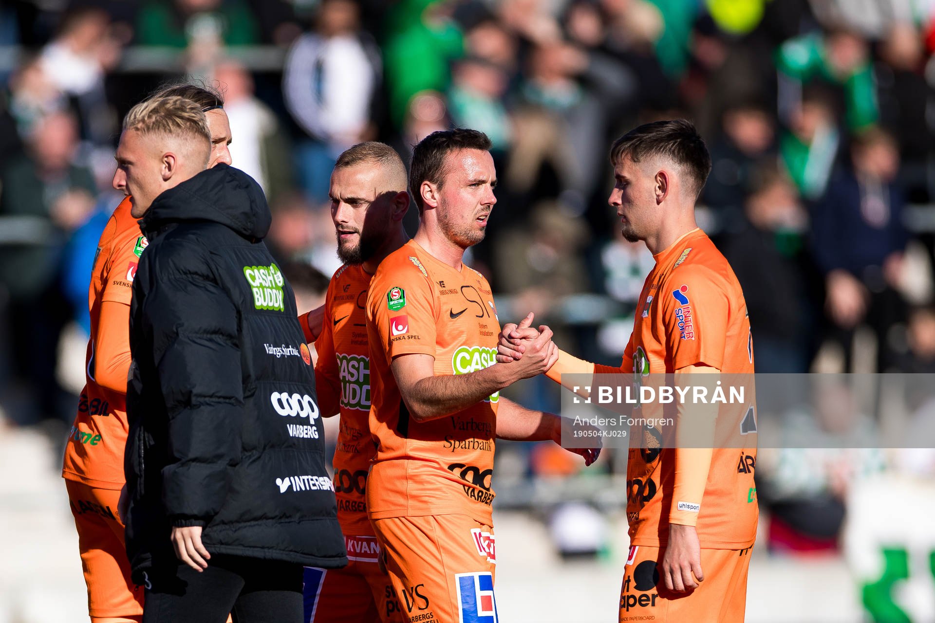 Varbergs spelare jublar
