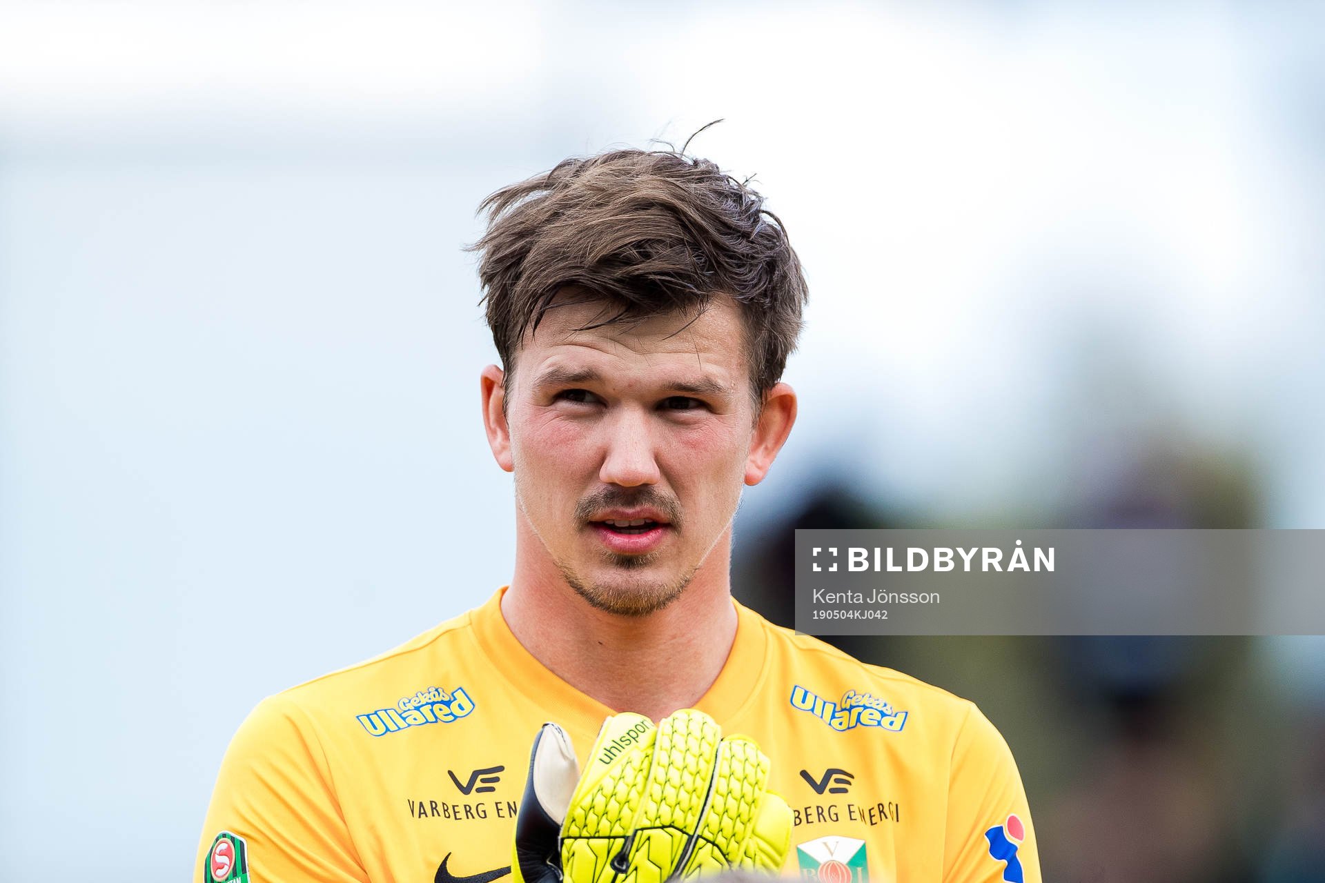 Varbergs målvakt August Strömberg