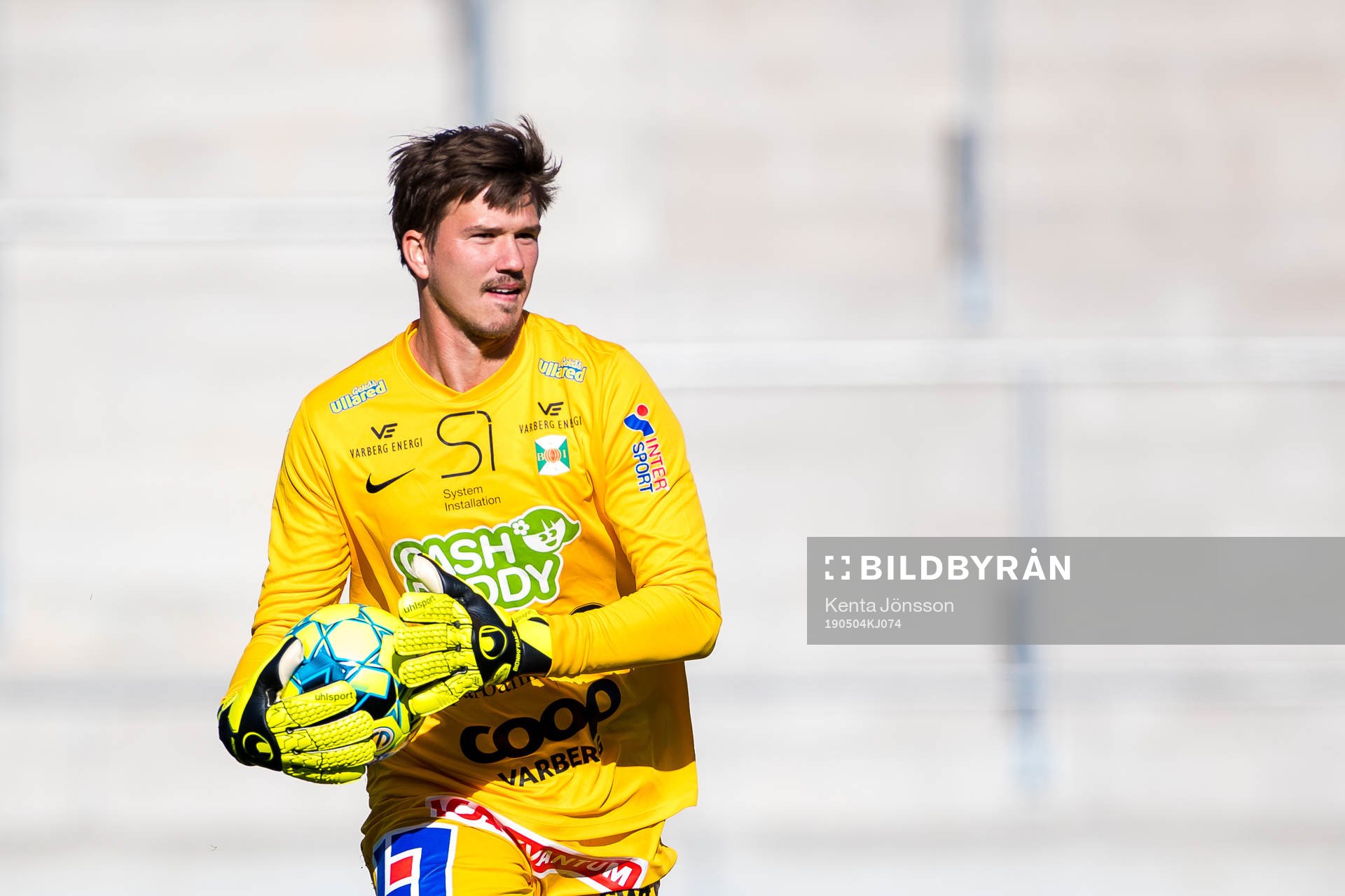 Varbergs målvakt August Strömberg