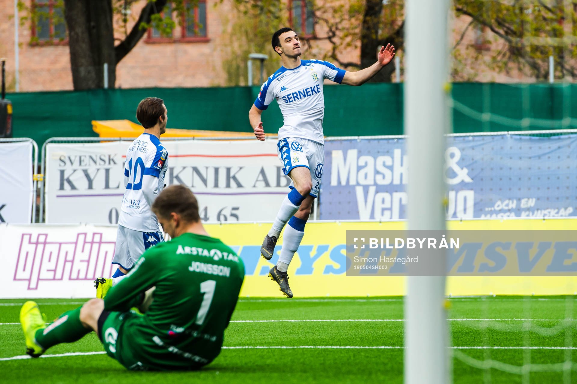 IFK Göteborgs Giorgi Kharaishvili jublar