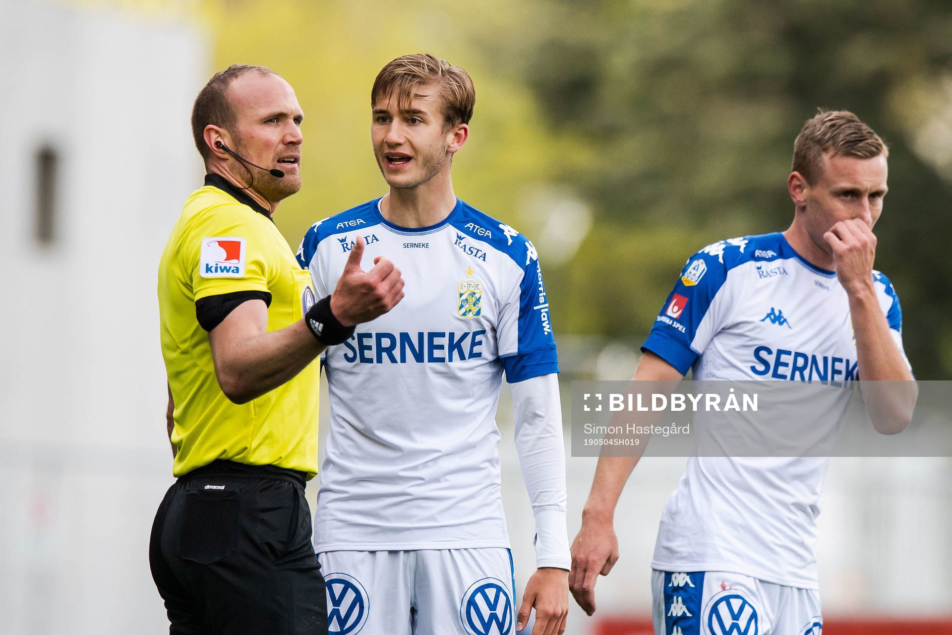 IFK Göteborgs Benjamin Nygren och Sebastian Ohlsson i