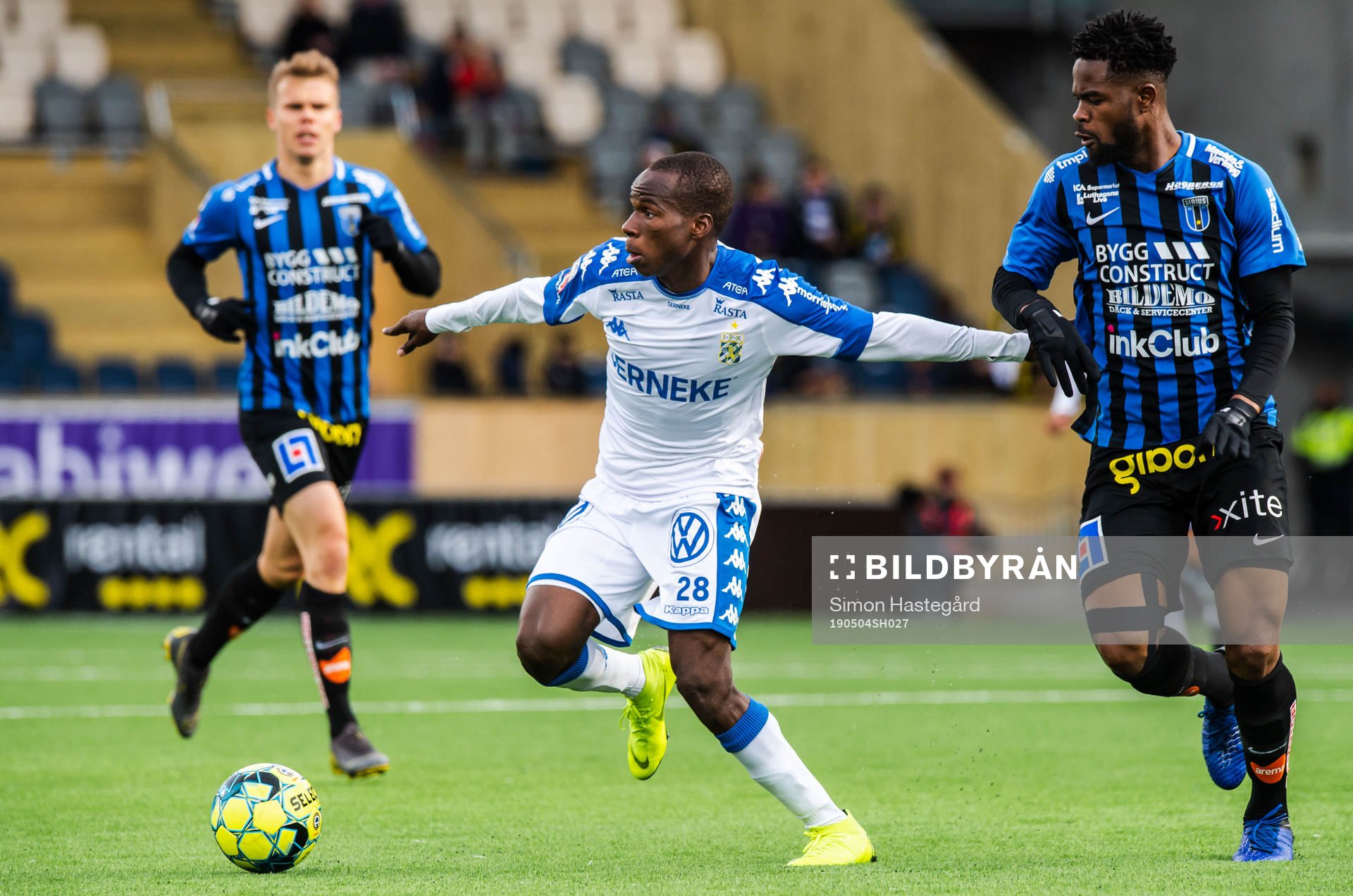 IFK Göteborgs Alhassan Yusuf Abdullahi och Sirius Abdul