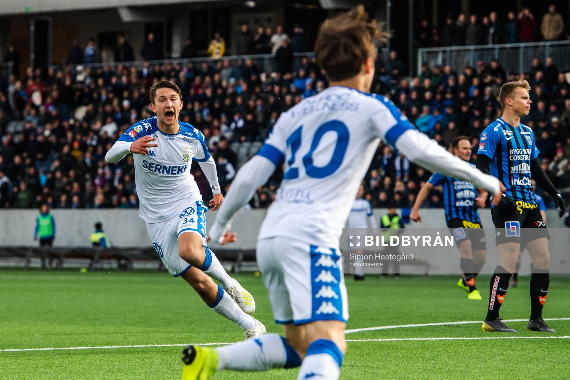 IFK Göteborgs Måns Saebbö jublar