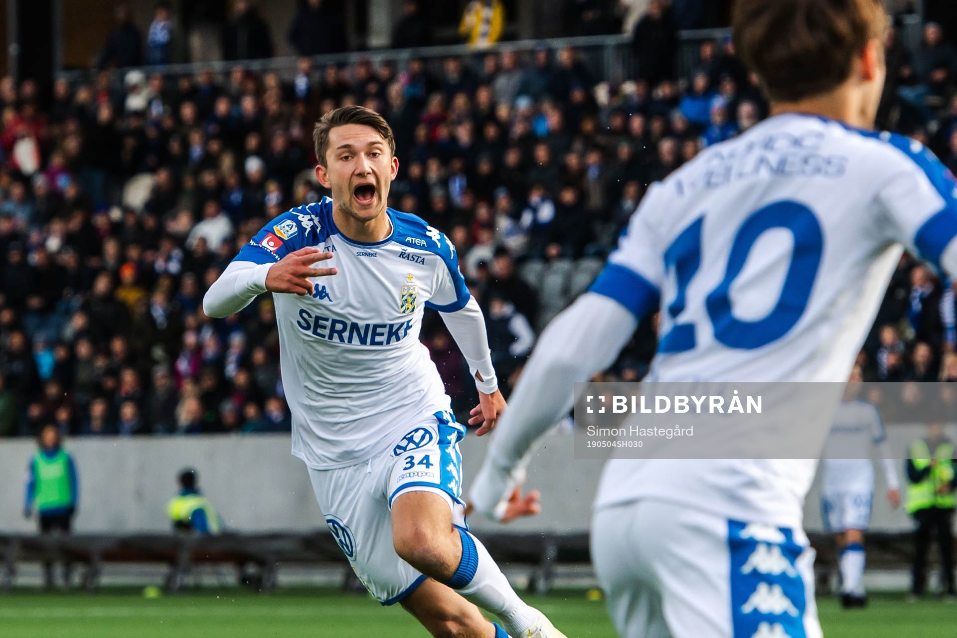 IFK Göteborgs Måns Saebbö jublar